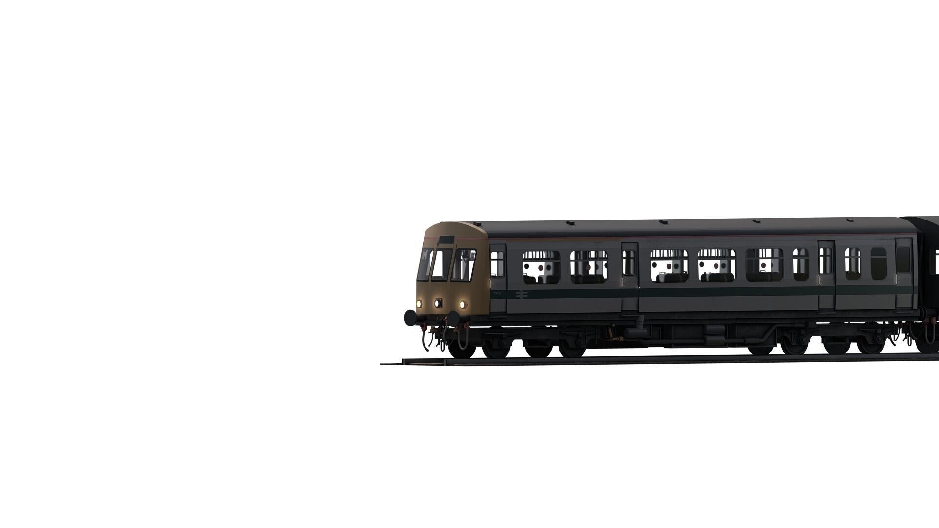 British Railway class 101 3D model_3