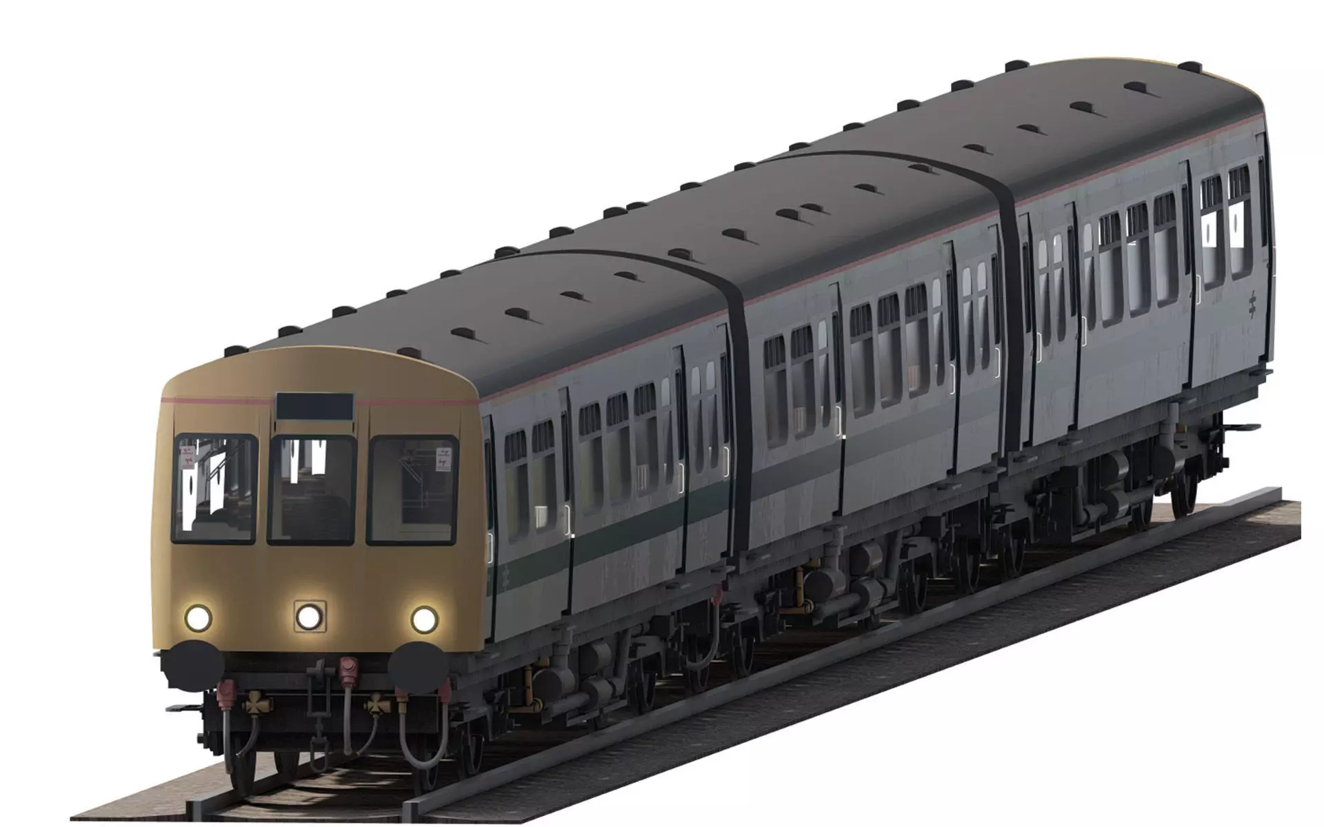 British Railway class 101 3D model_0