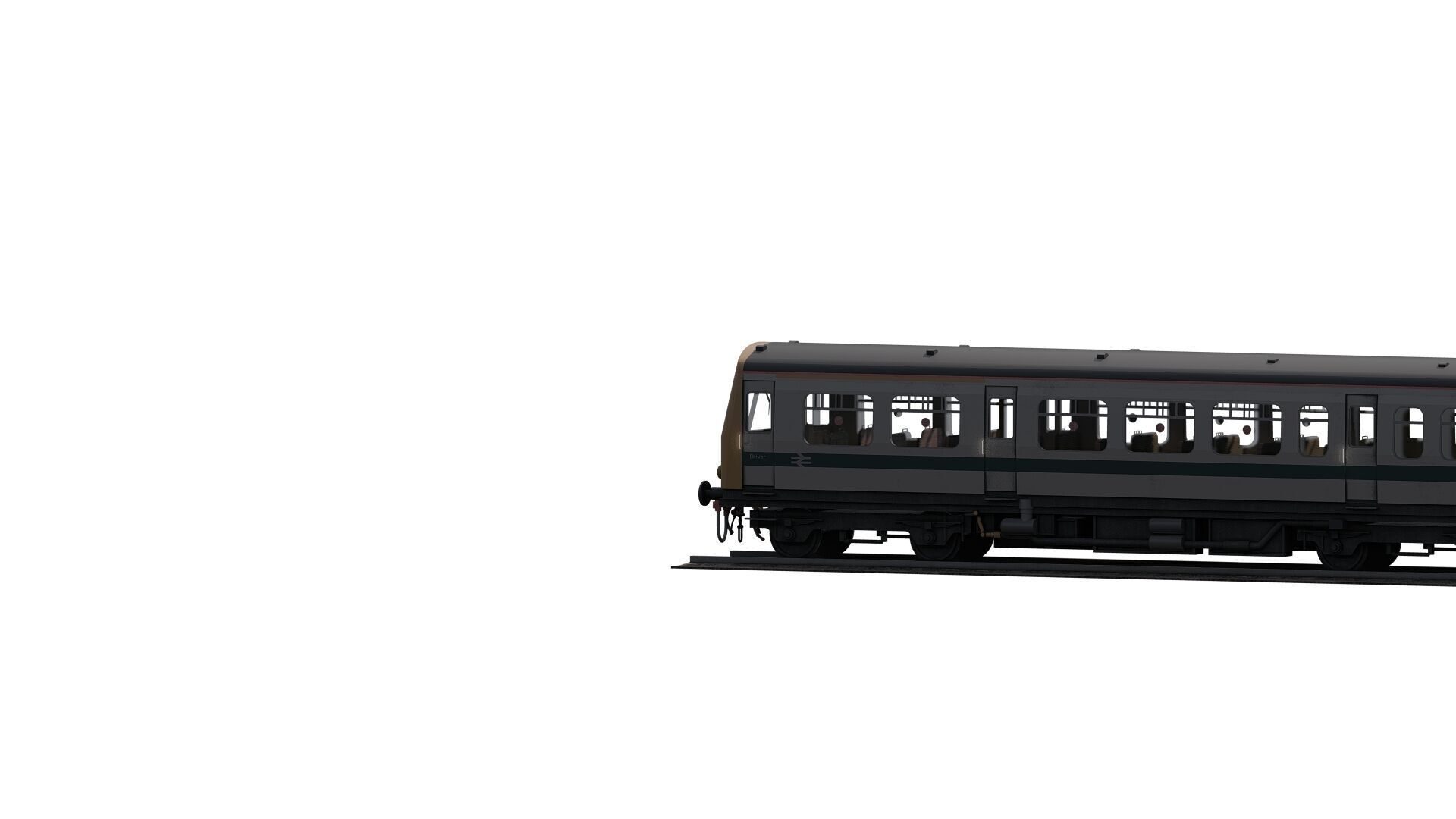 British Railway class 101 3D model_4