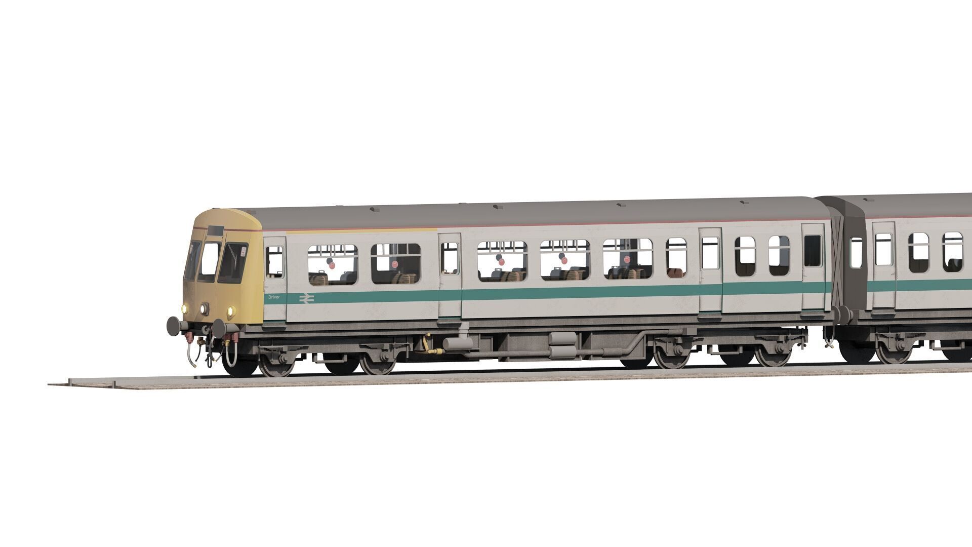 British Railway class 101 3D model_17