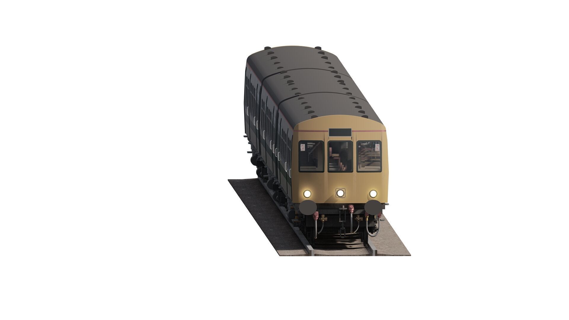 British Railway class 101 3D model_11