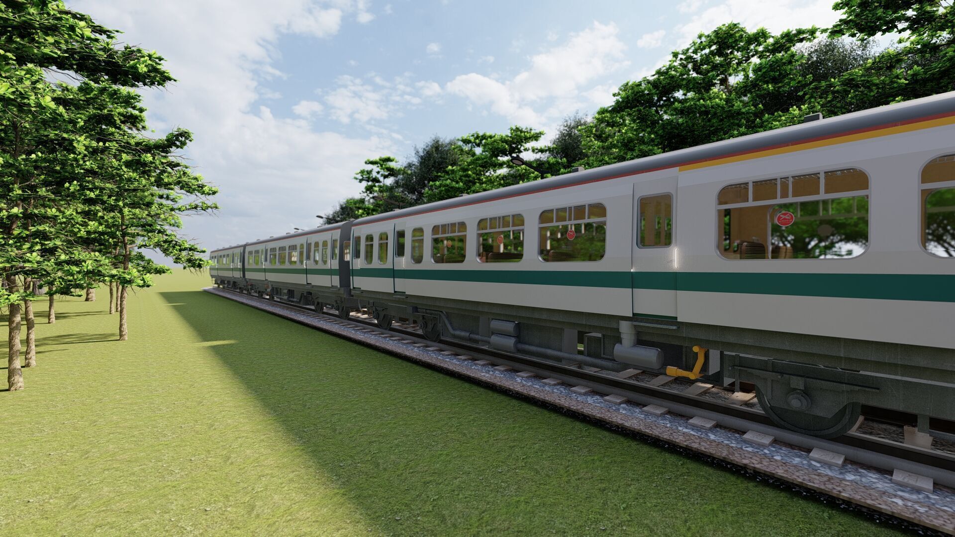 British Railway class 101 3D model_30