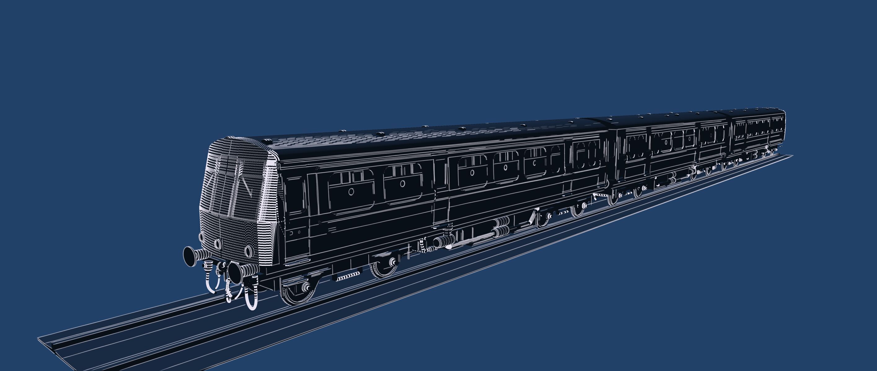 British Railway class 101 3D model_53