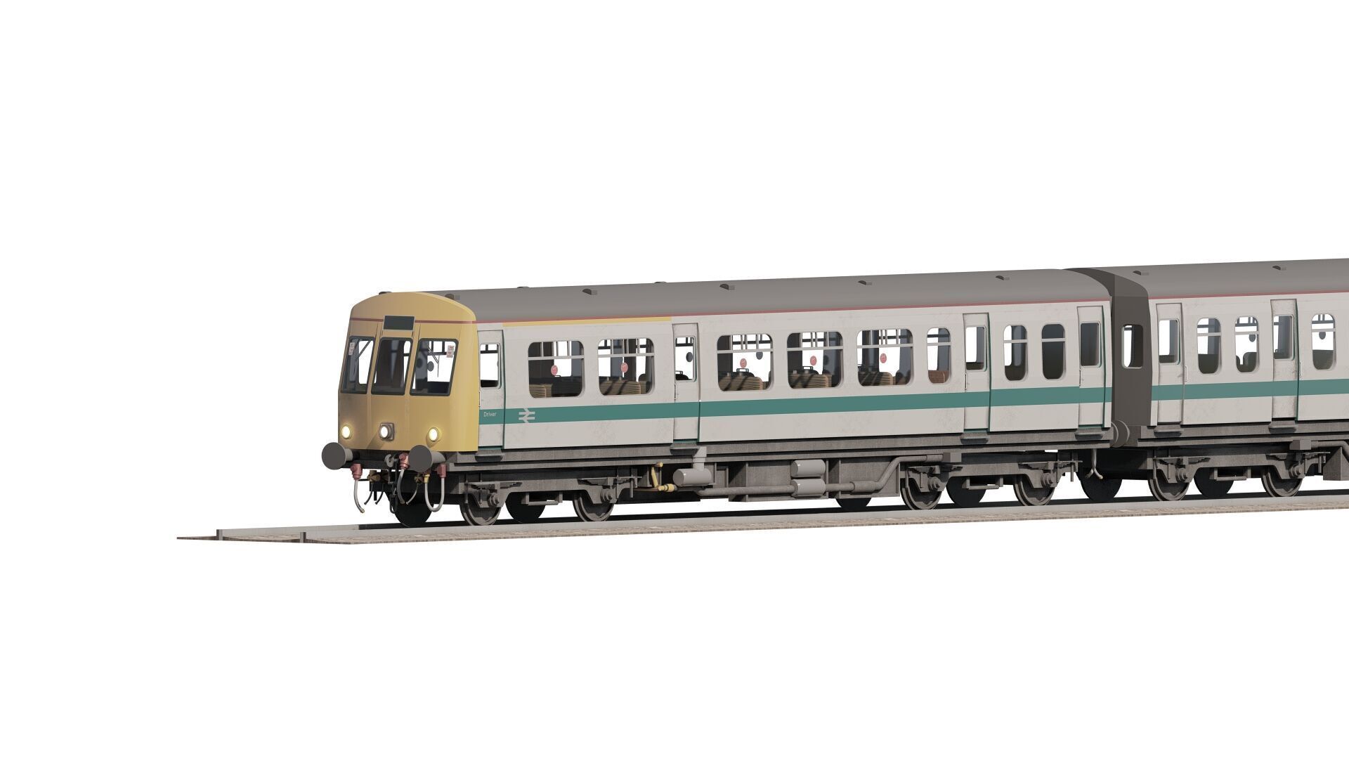 British Railway class 101 3D model_16