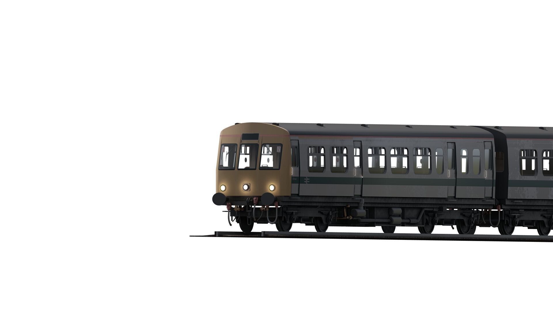 British Railway class 101 3D model_2