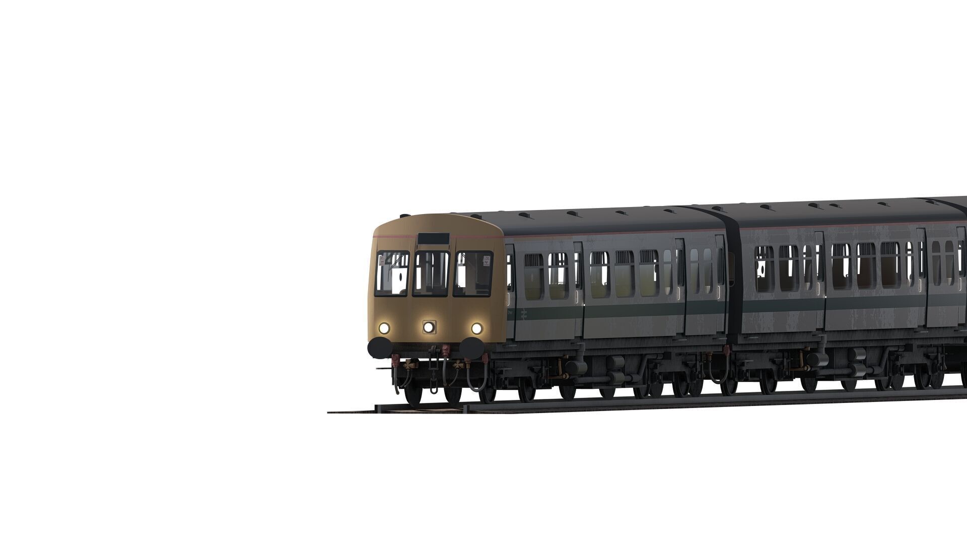 British Railway class 101 3D model_1
