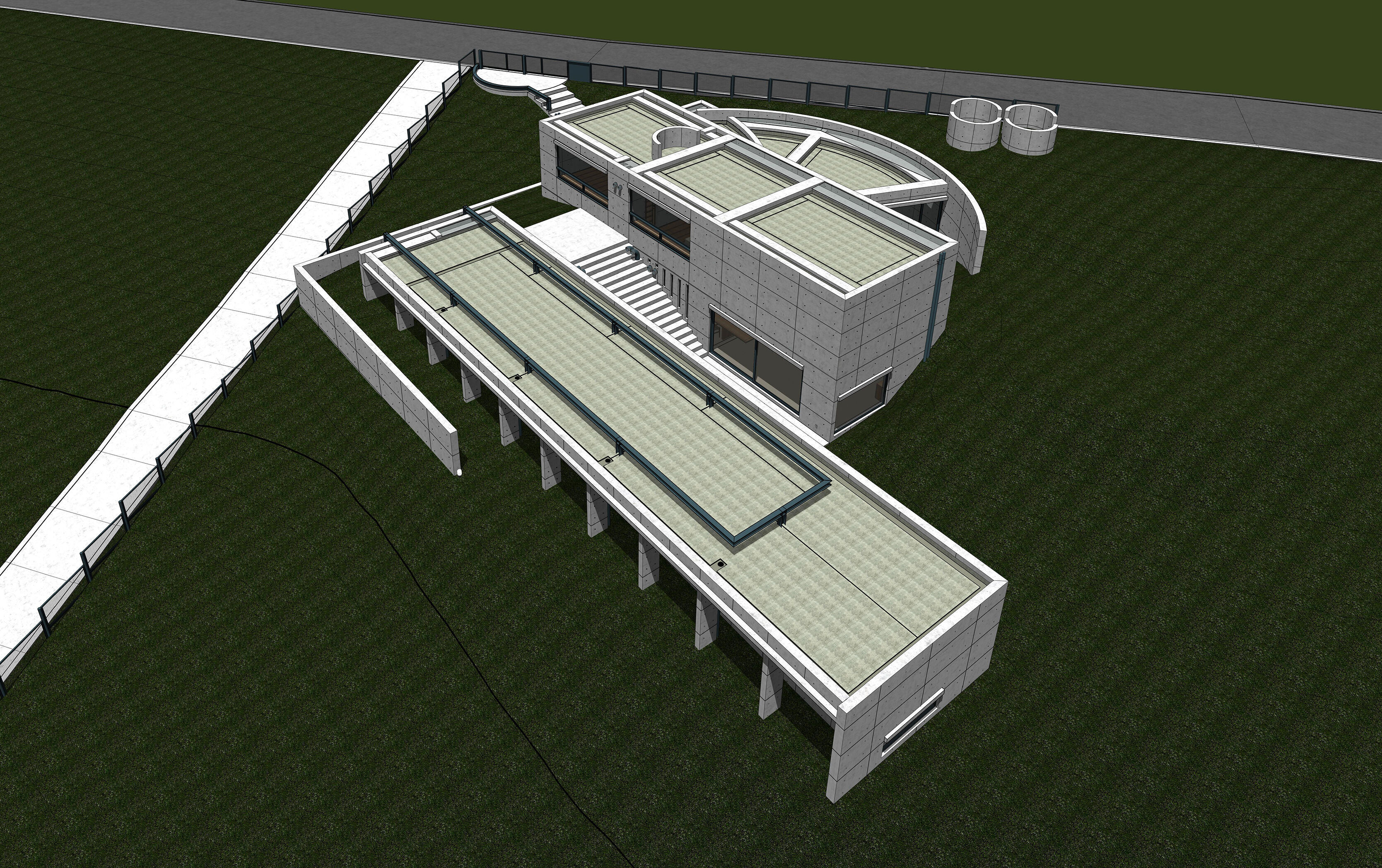 Tadao Ando - Koshino House 3D model_18