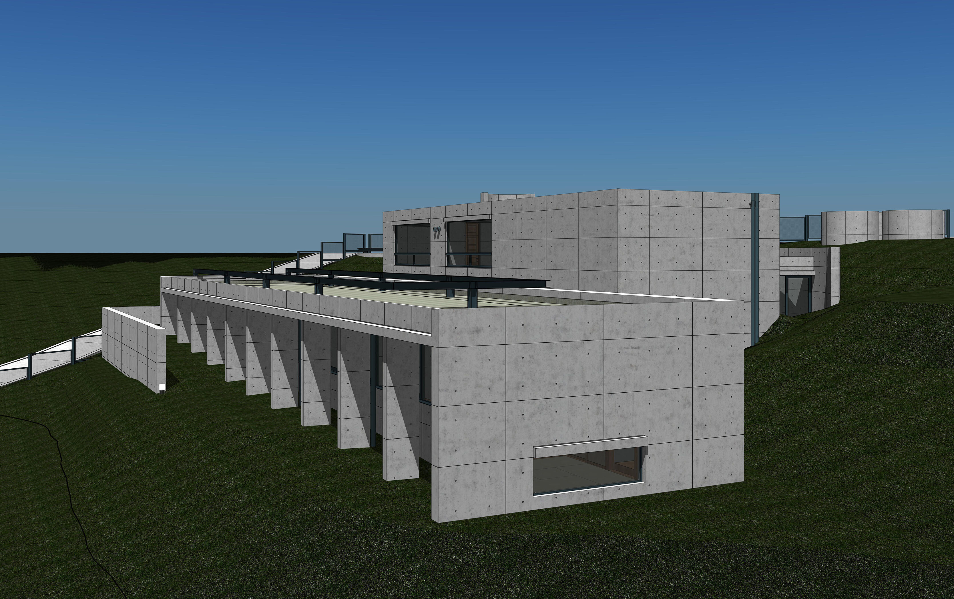 Tadao Ando - Koshino House 3D model_8