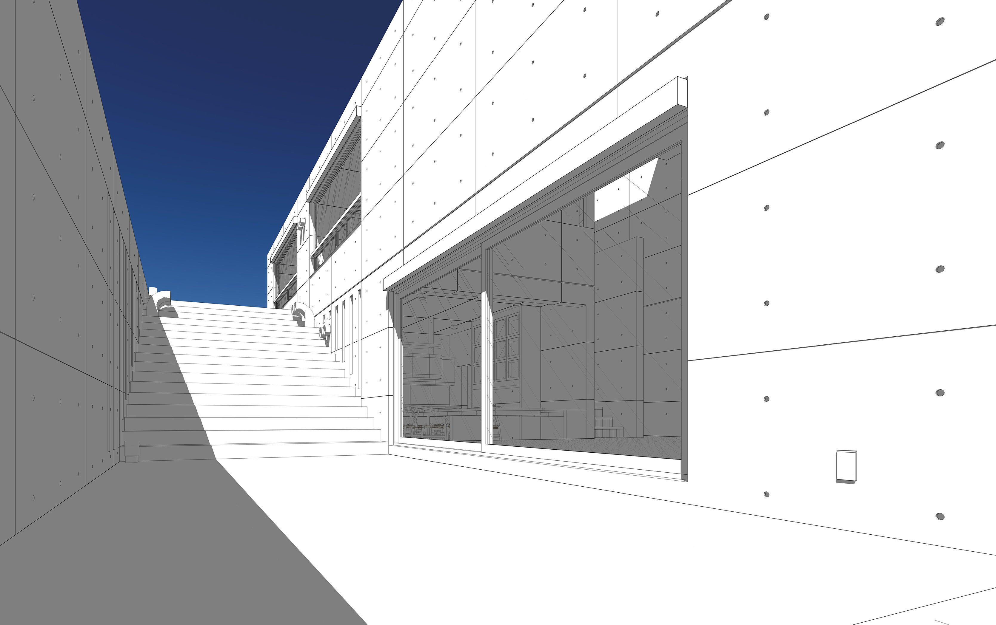 Tadao Ando - Koshino House 3D model_25