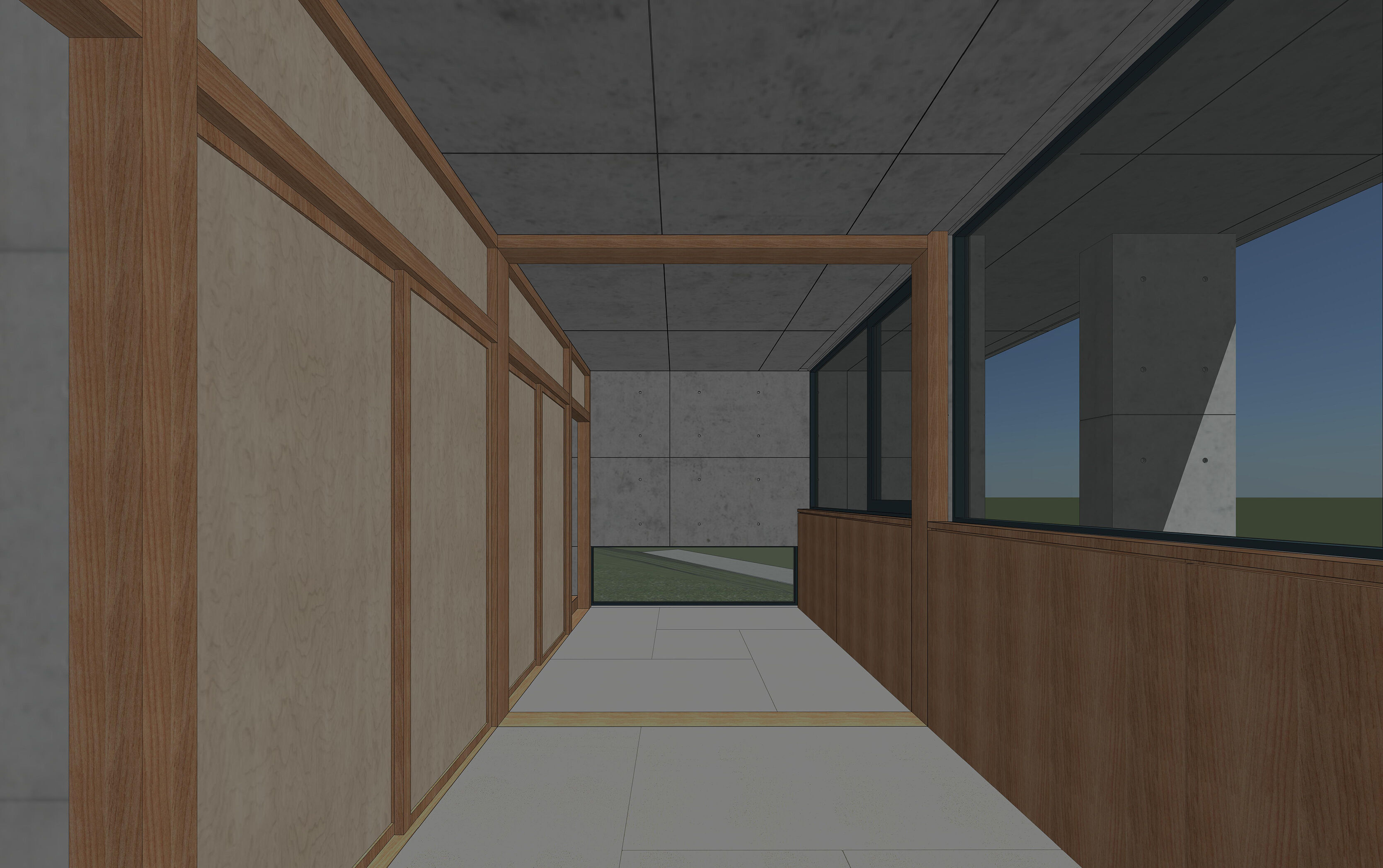 Tadao Ando - Koshino House 3D model_42