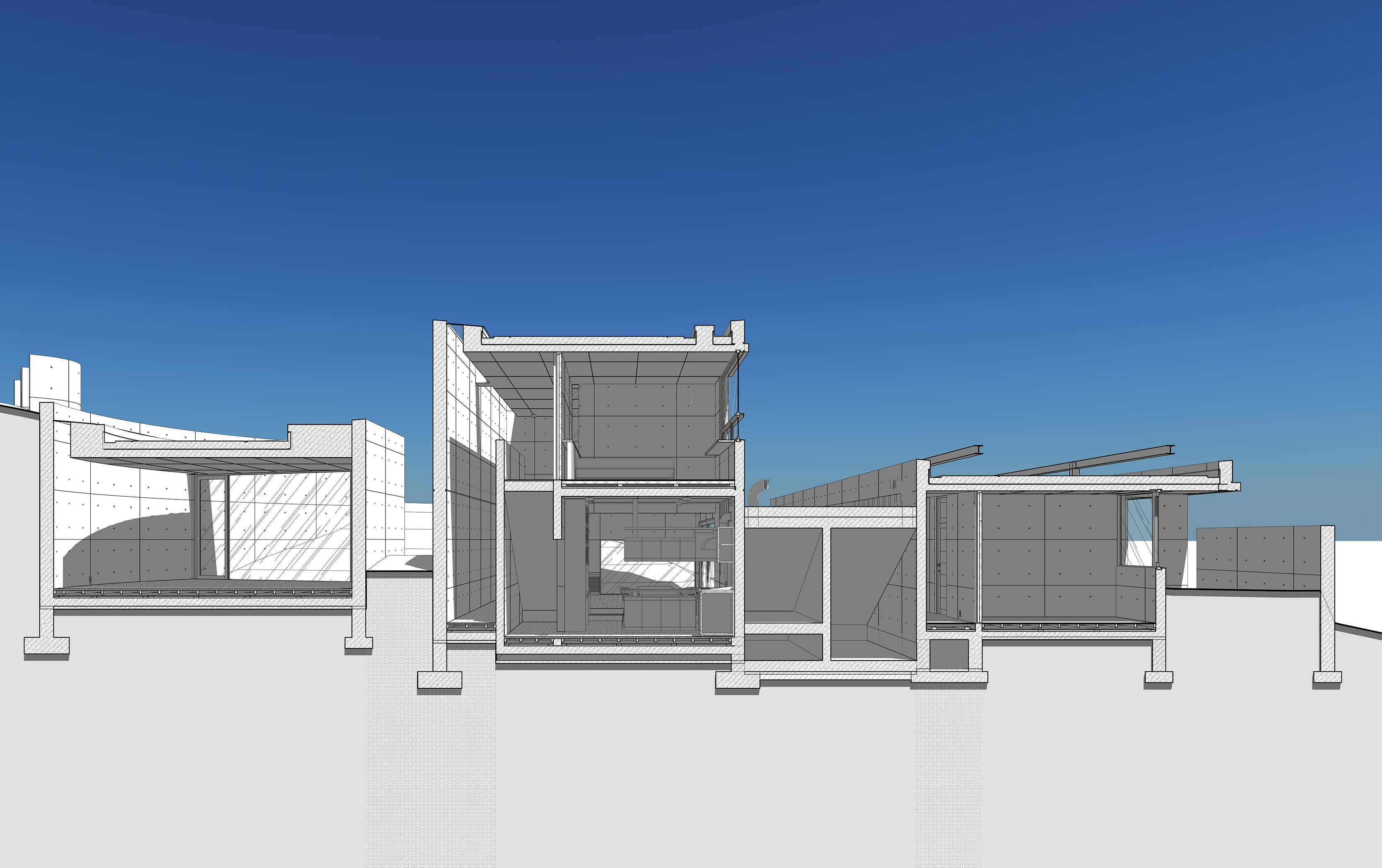 Tadao Ando - Koshino House 3D model_68