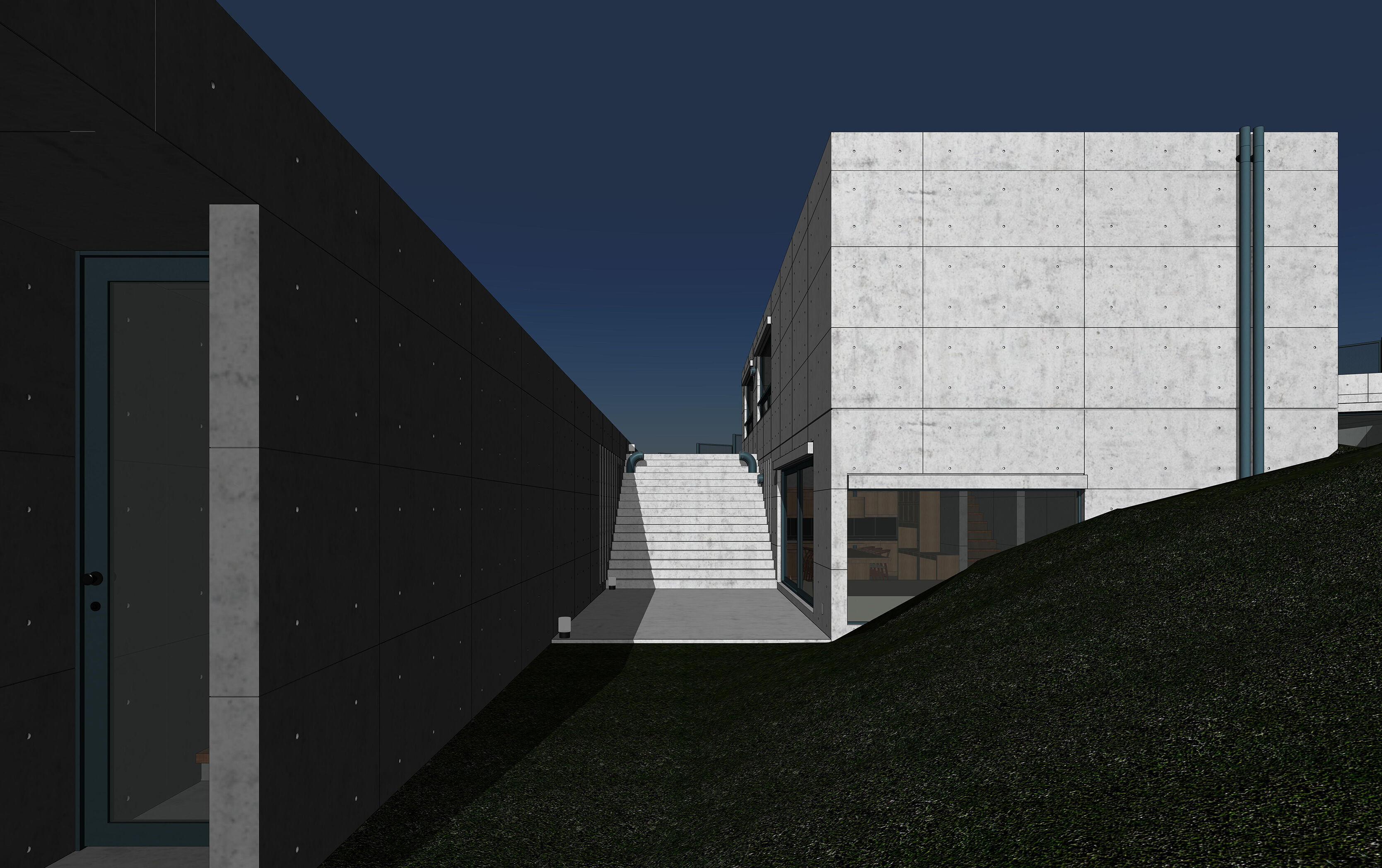 Tadao Ando - Koshino House 3D model_22