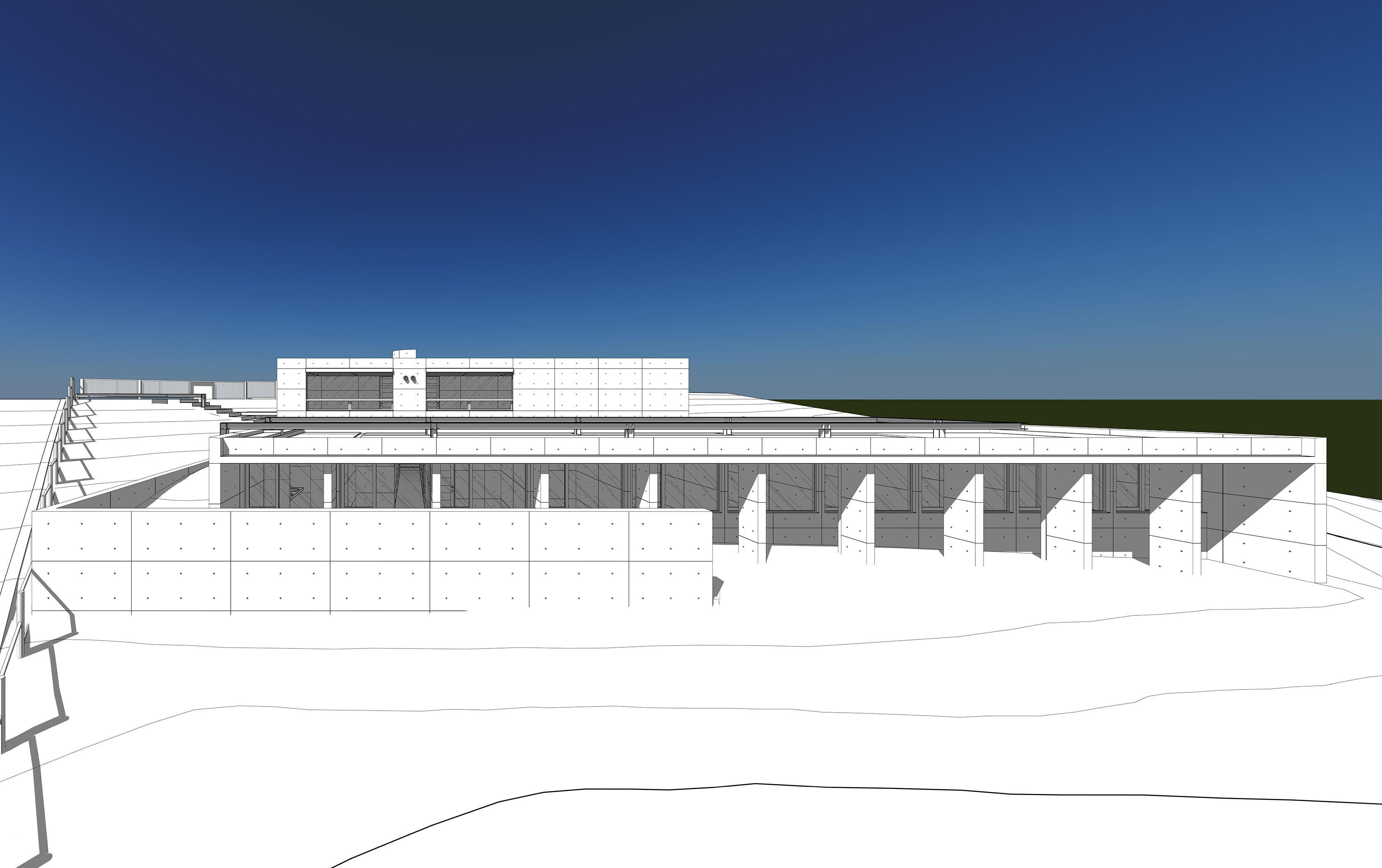 Tadao Ando - Koshino House 3D model_7