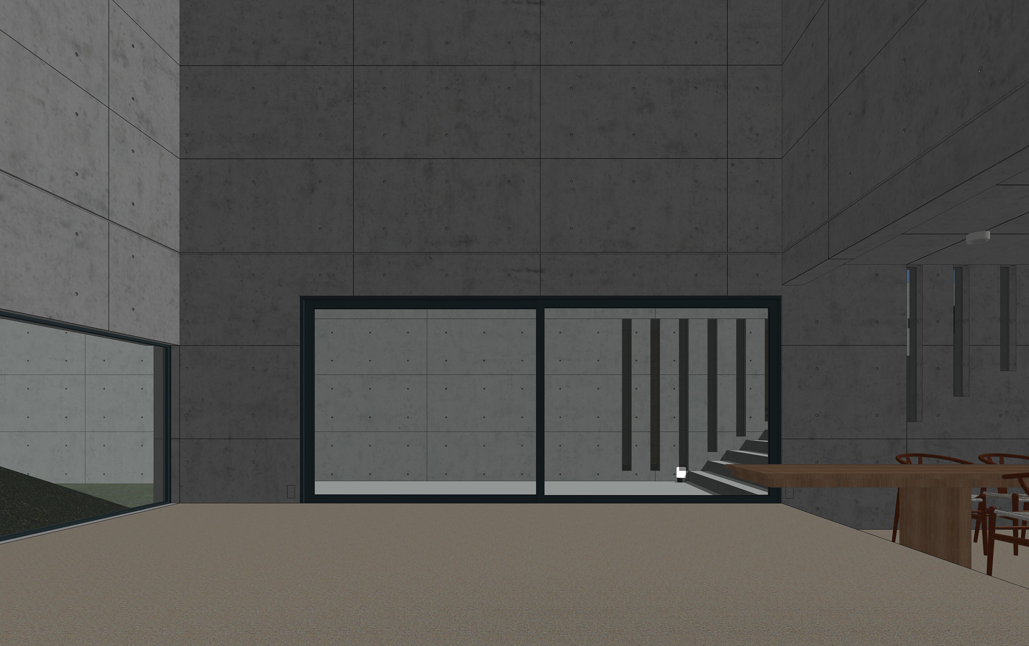 Tadao Ando - Koshino House 3D model_36