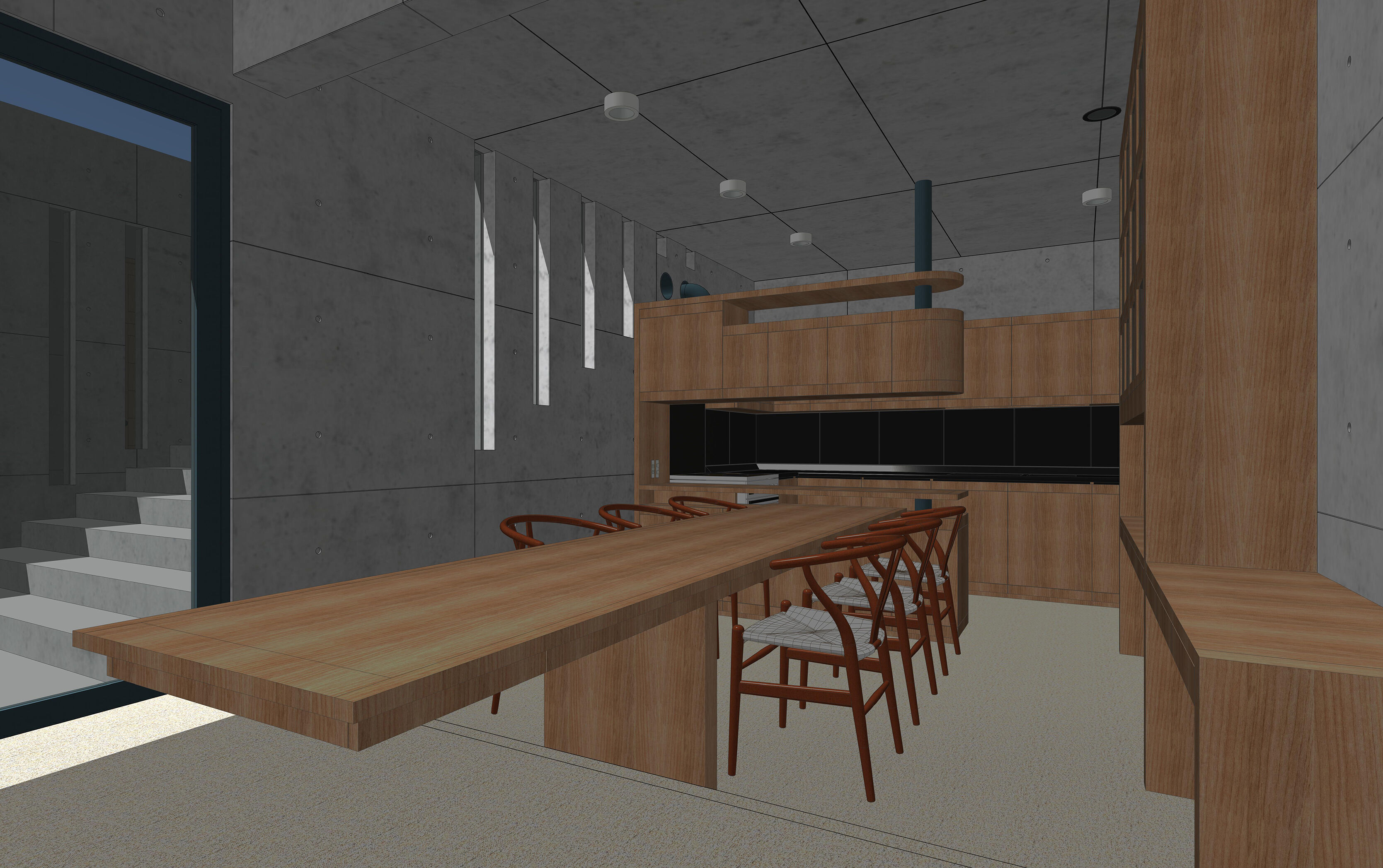 Tadao Ando - Koshino House 3D model_32