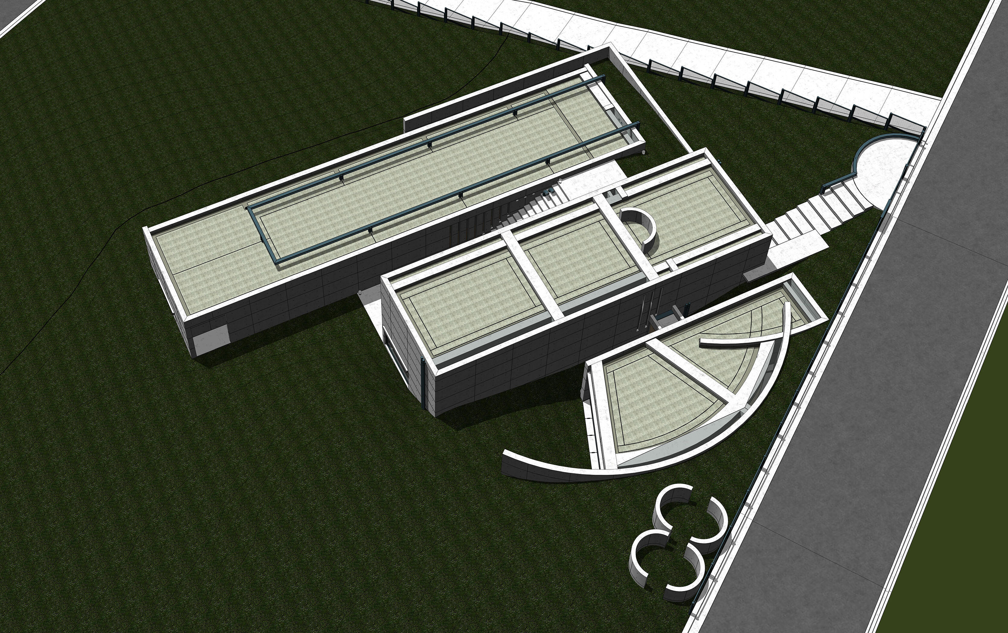 Tadao Ando - Koshino House 3D model_14