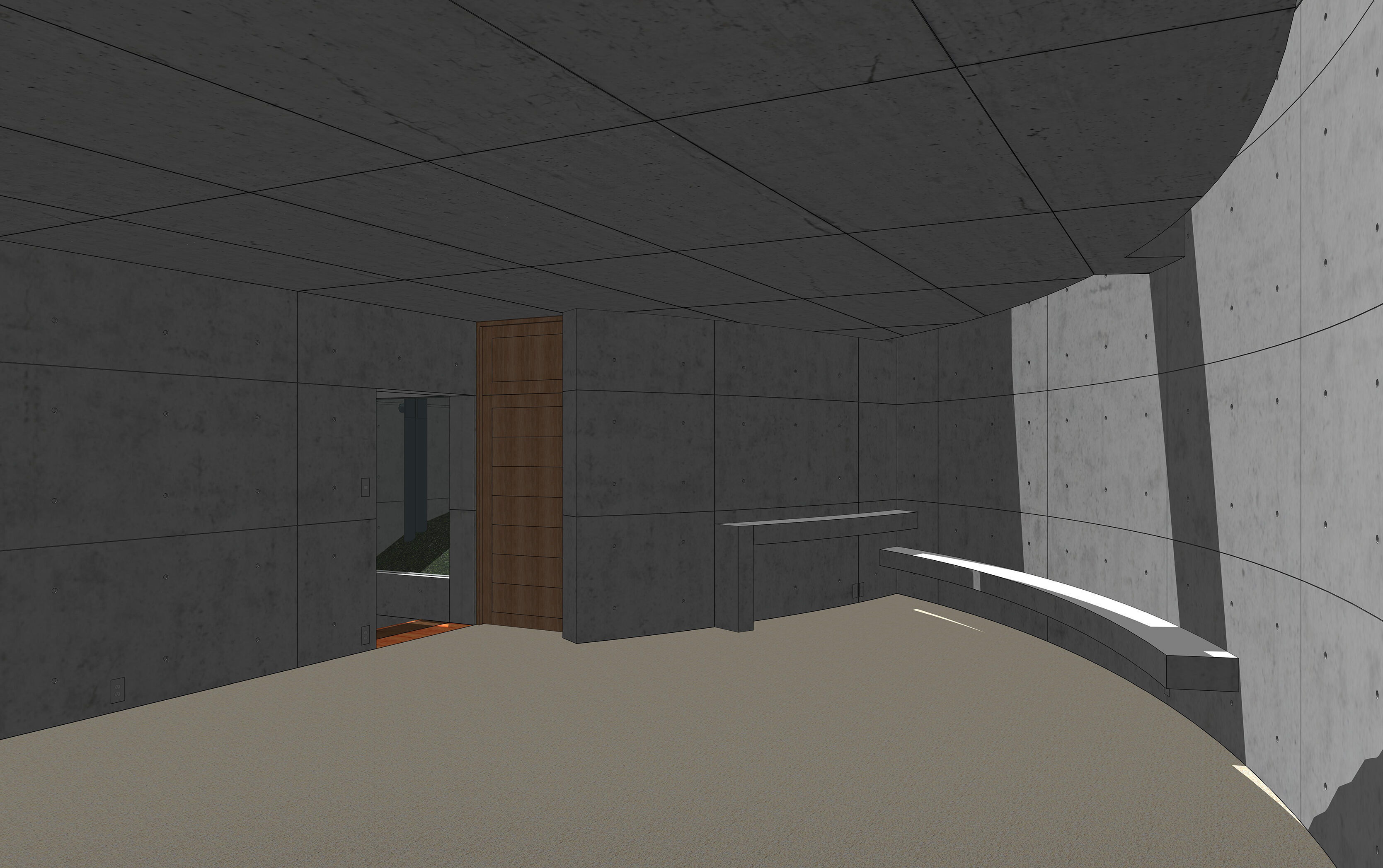 Tadao Ando - Koshino House 3D model_46