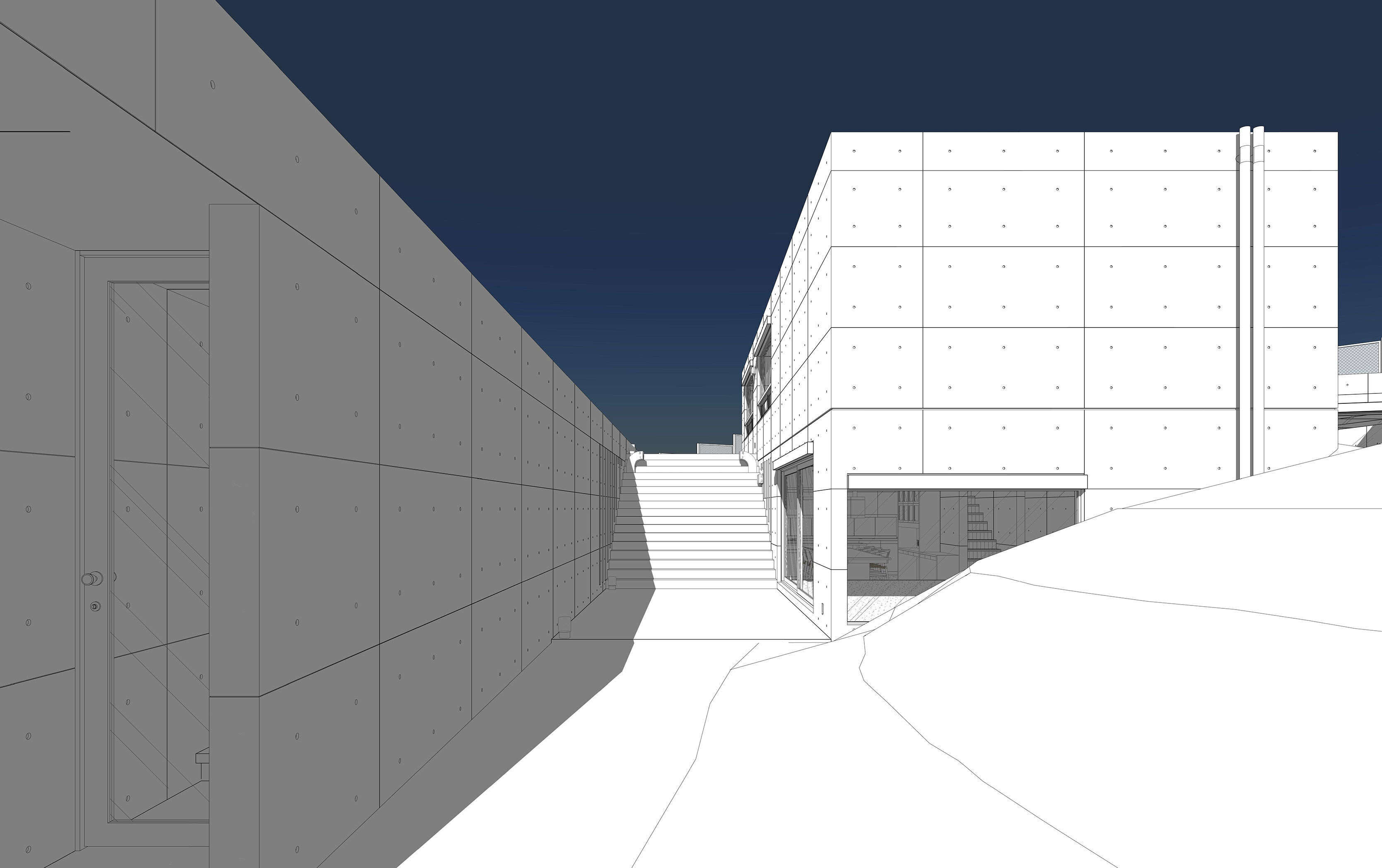 Tadao Ando - Koshino House 3D model_23