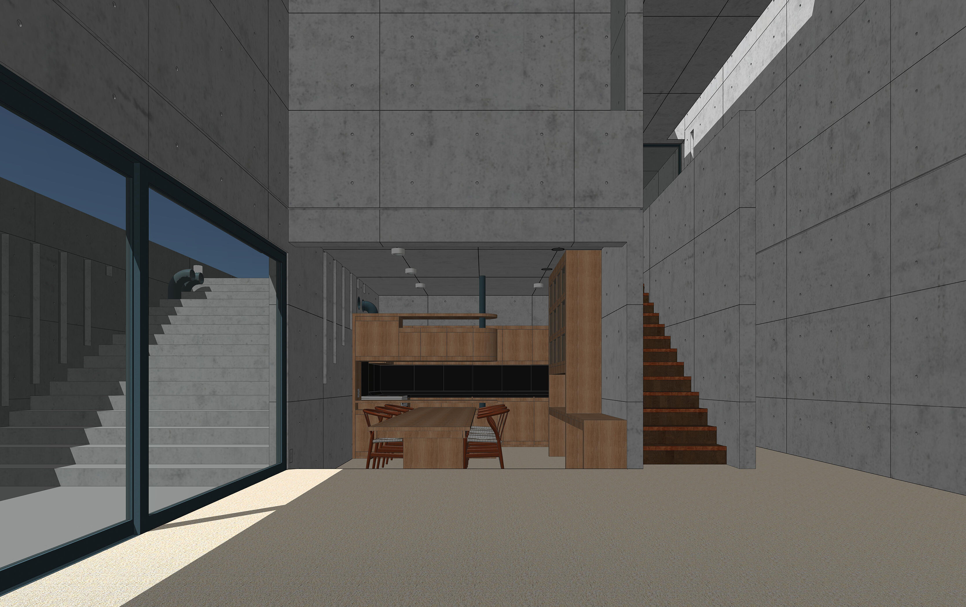 Tadao Ando - Koshino House 3D model_28