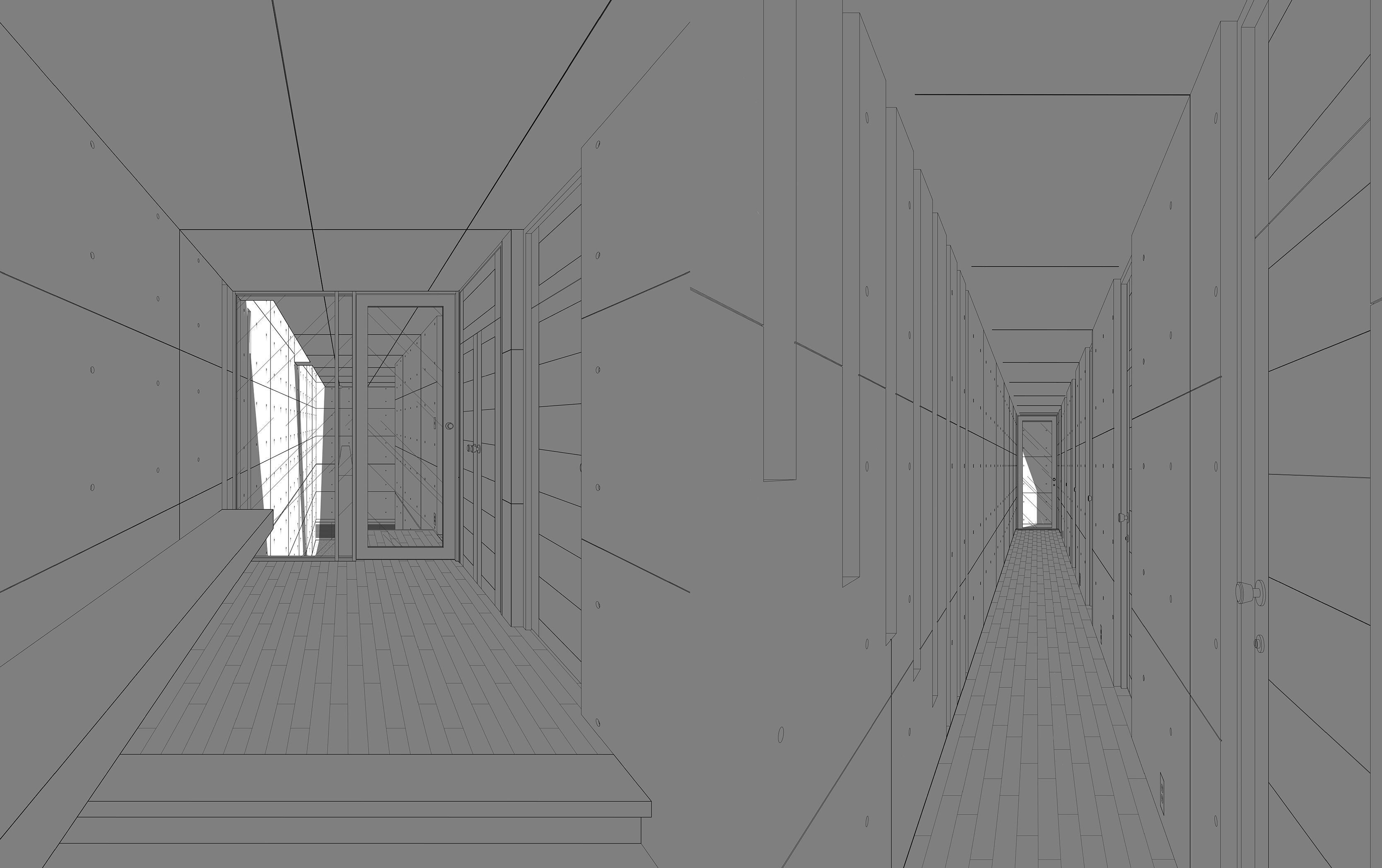 Tadao Ando - Koshino House 3D model_27