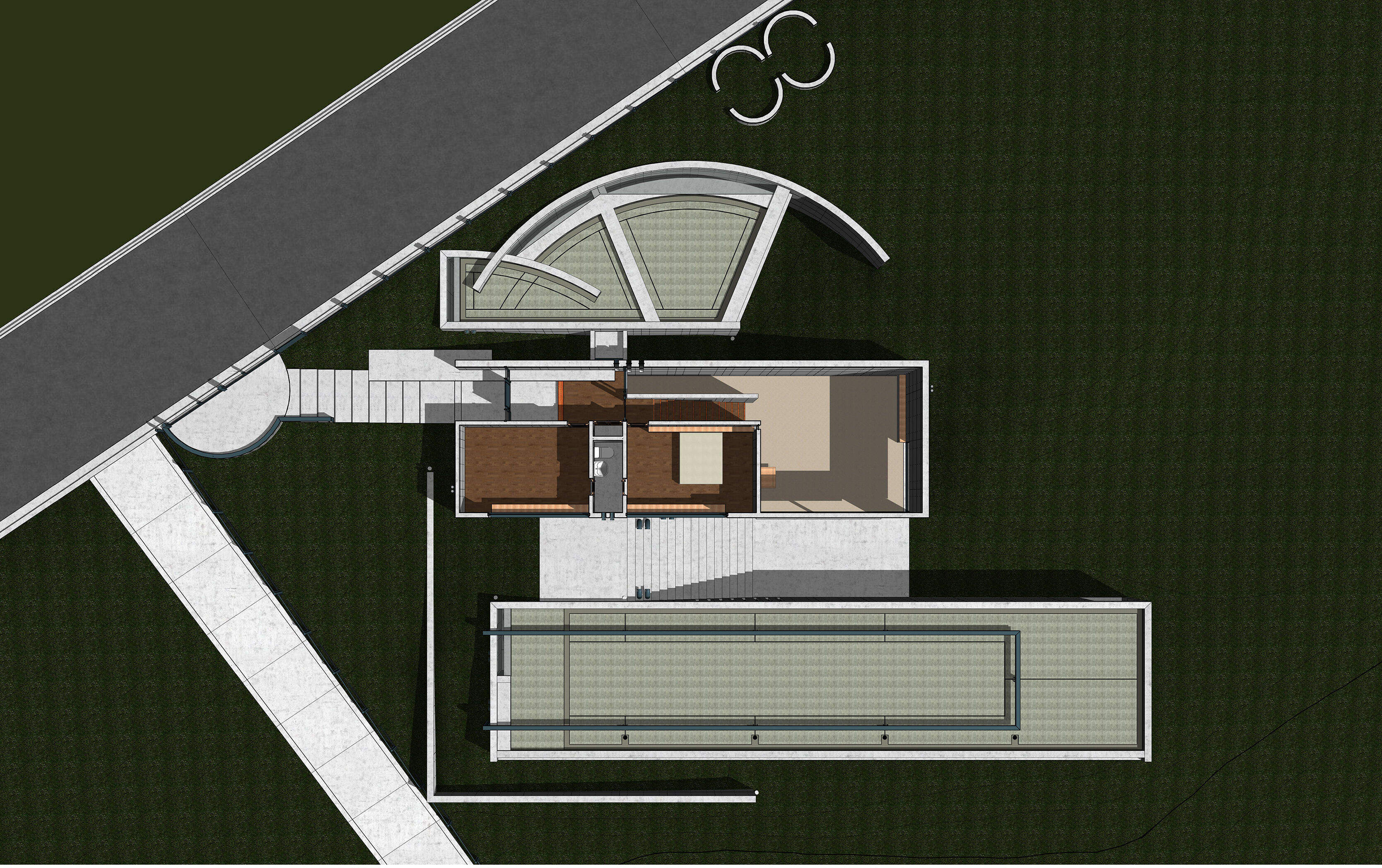 Tadao Ando - Koshino House 3D model_66
