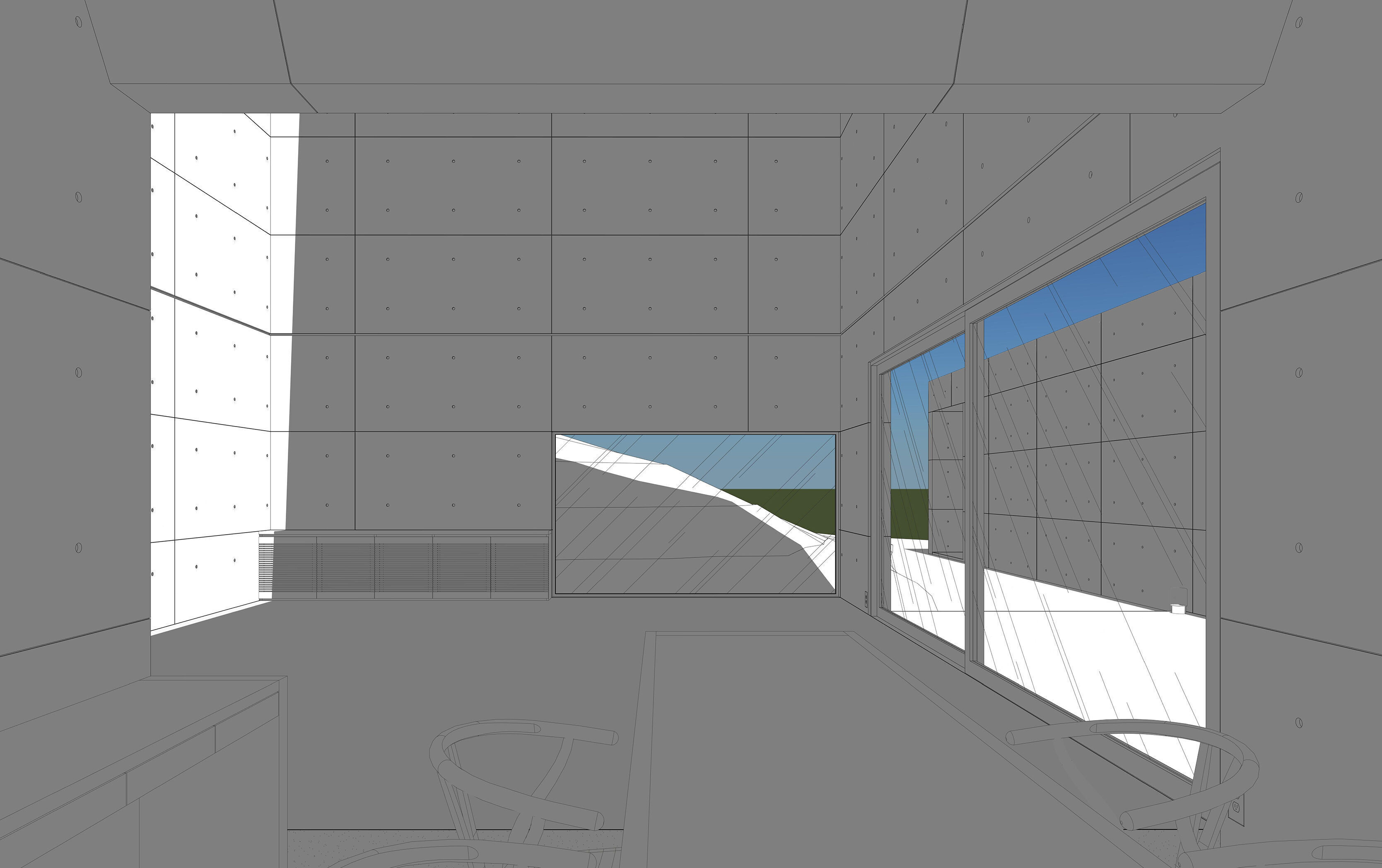 Tadao Ando - Koshino House 3D model_35