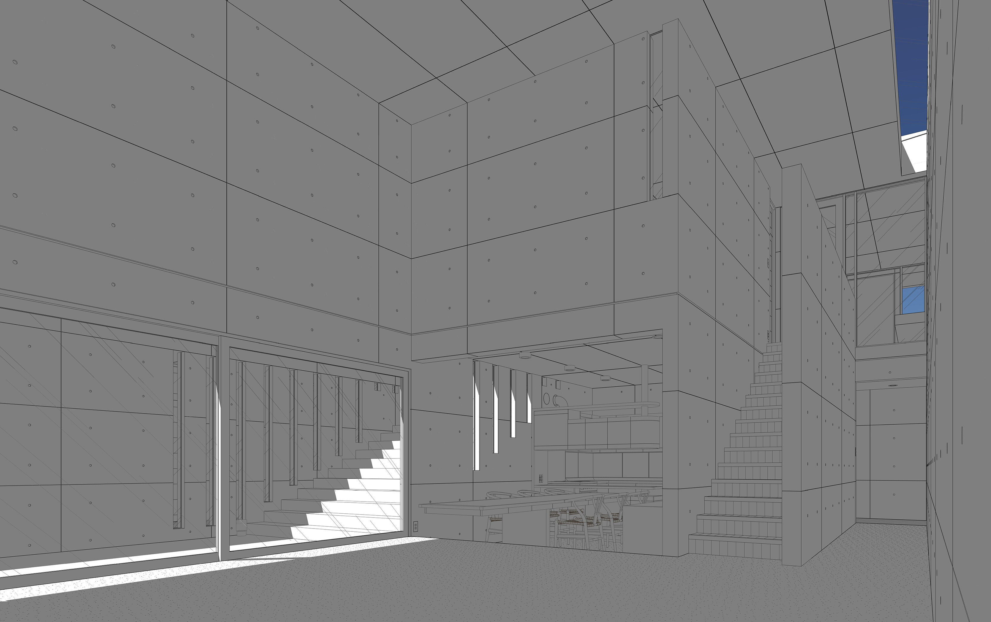 Tadao Ando - Koshino House 3D model_39