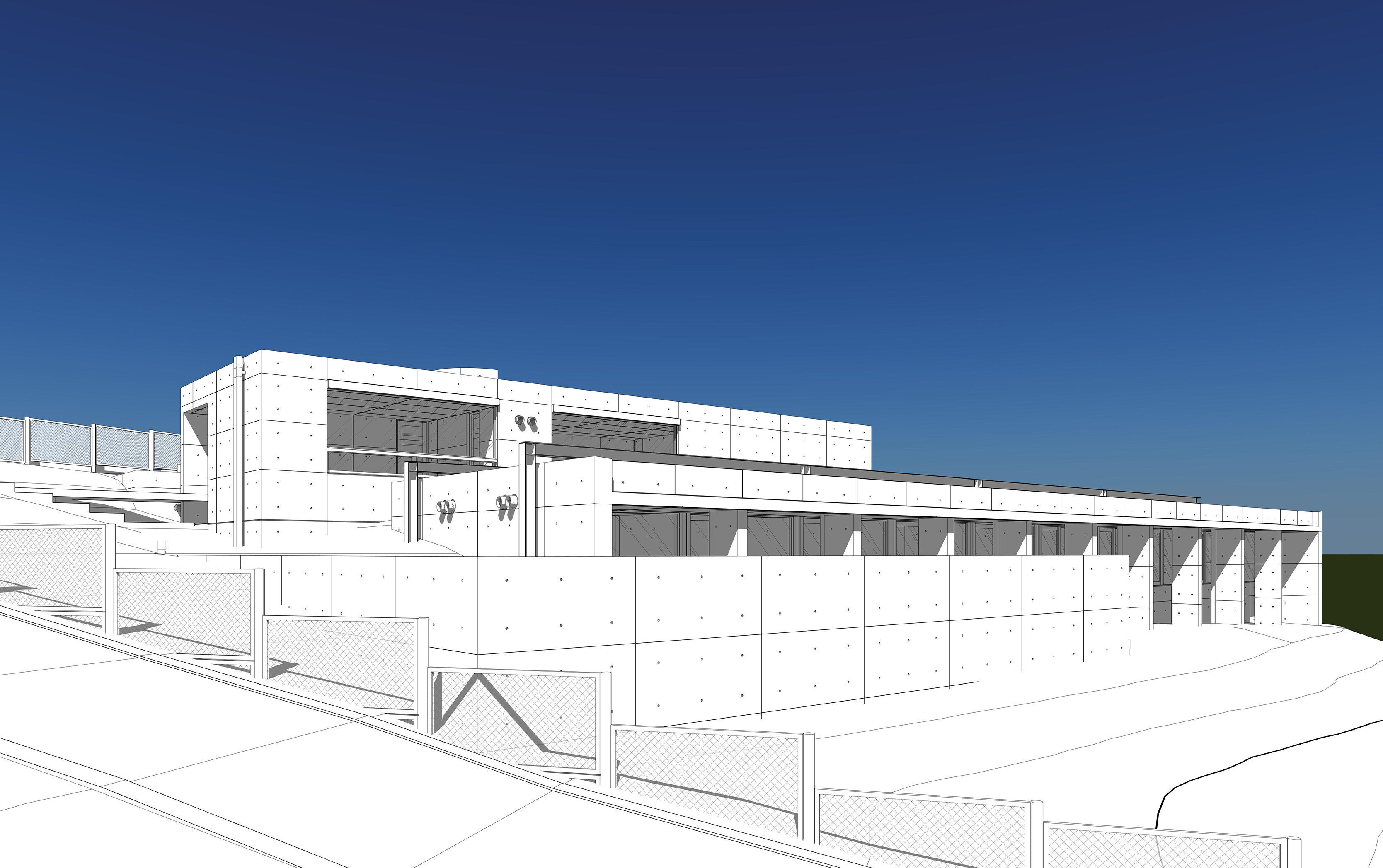 Tadao Ando - Koshino House 3D model_5