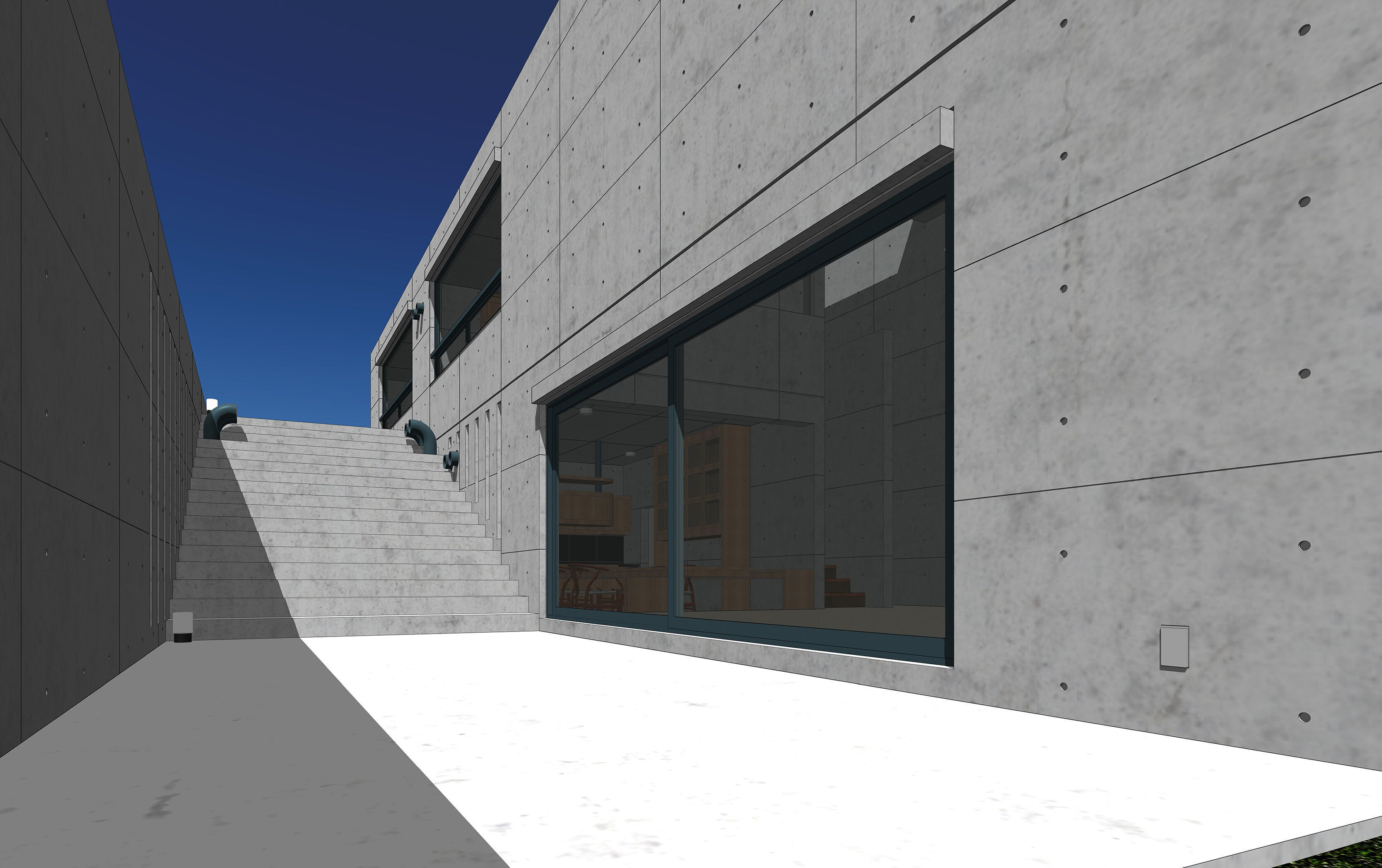 Tadao Ando - Koshino House 3D model_24