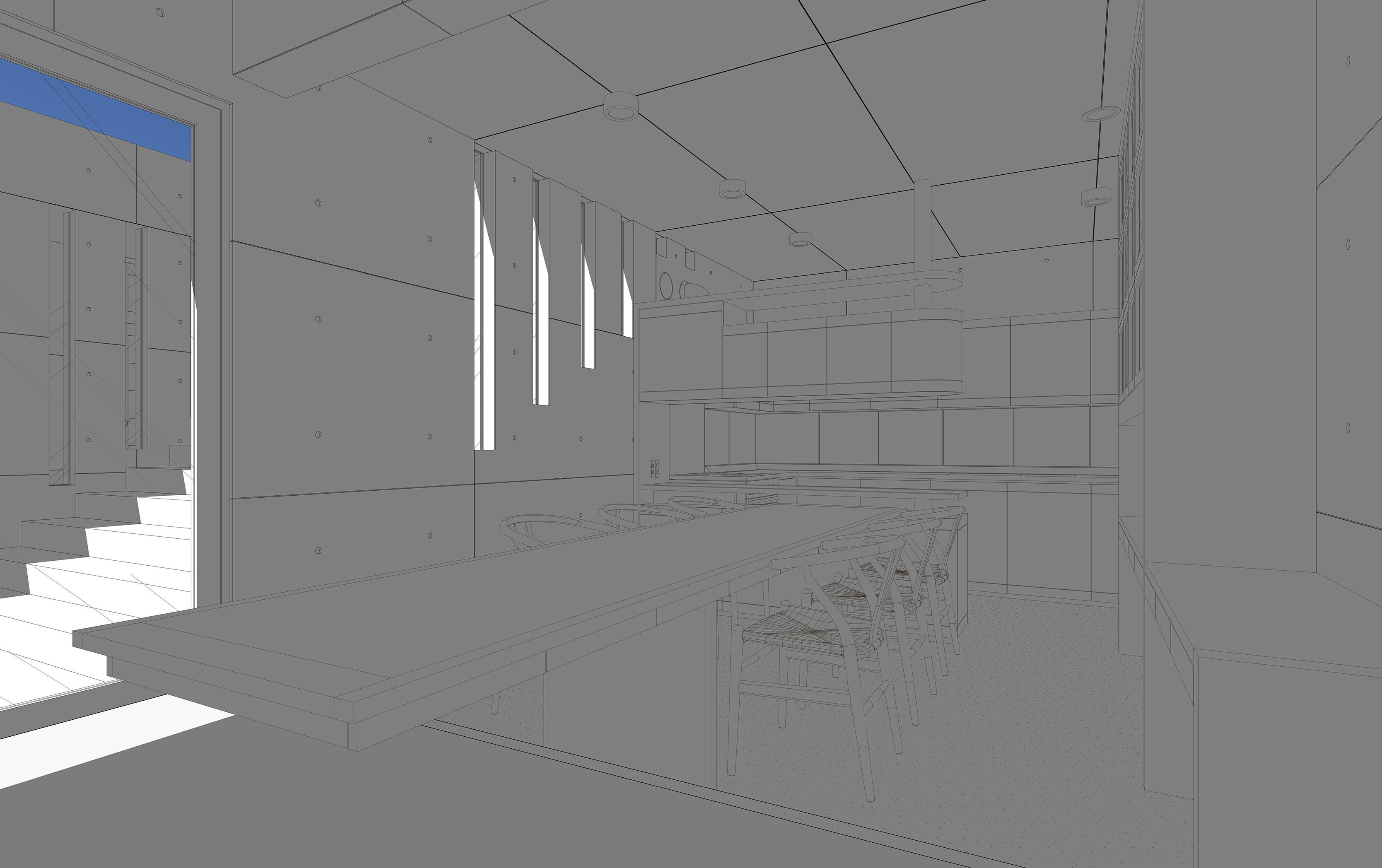 Tadao Ando - Koshino House 3D model_33