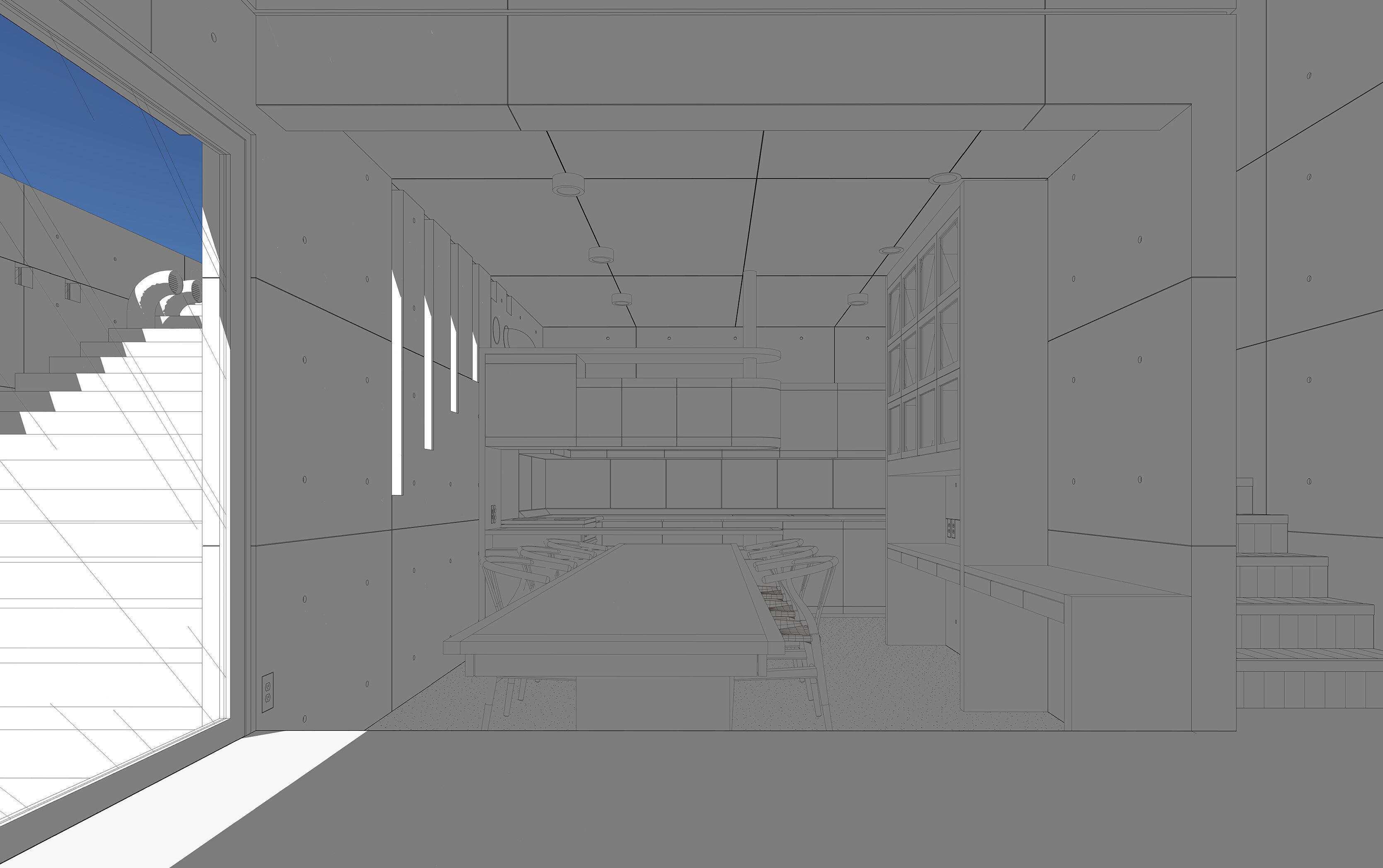 Tadao Ando - Koshino House 3D model_31