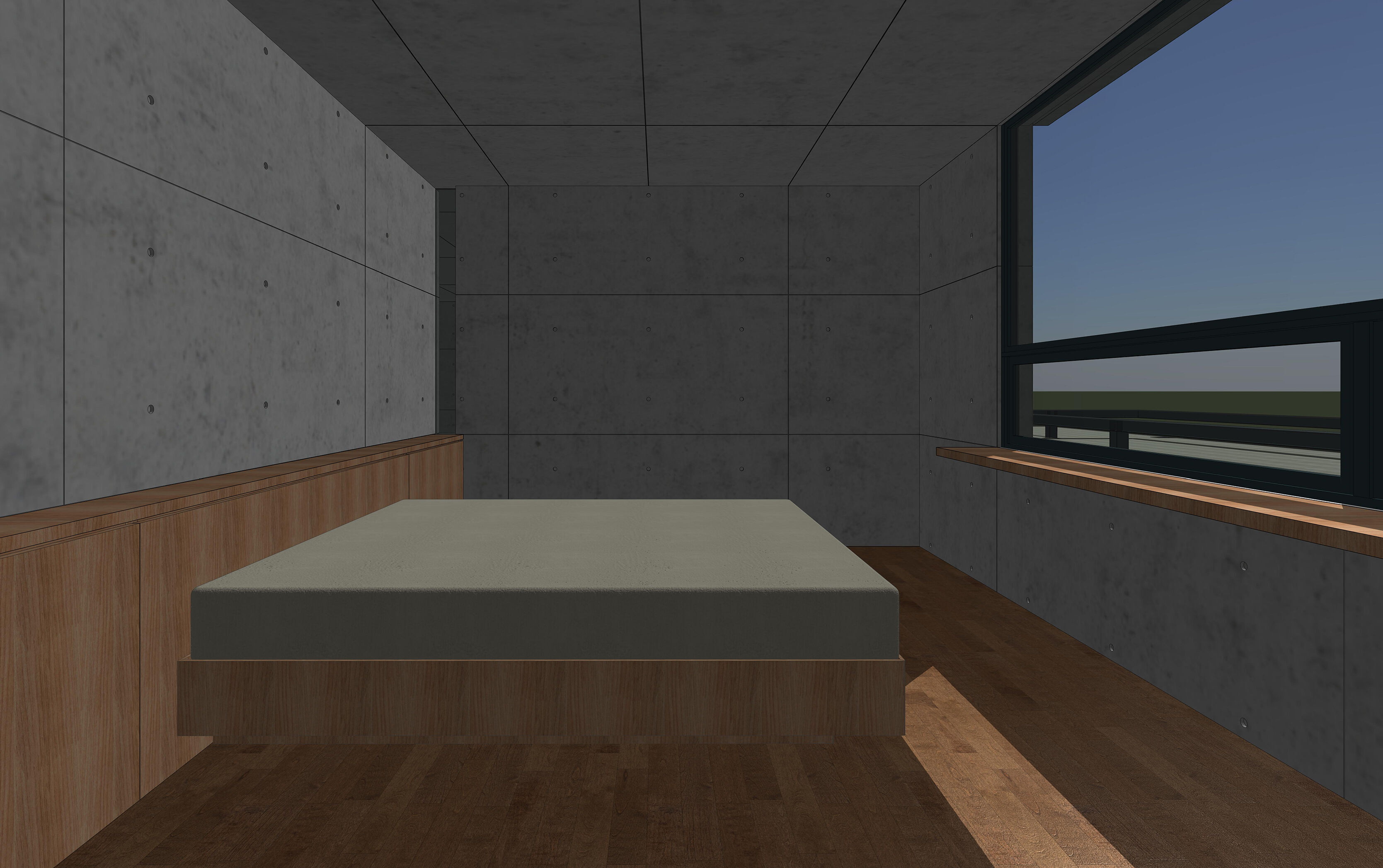 Tadao Ando - Koshino House 3D model_40