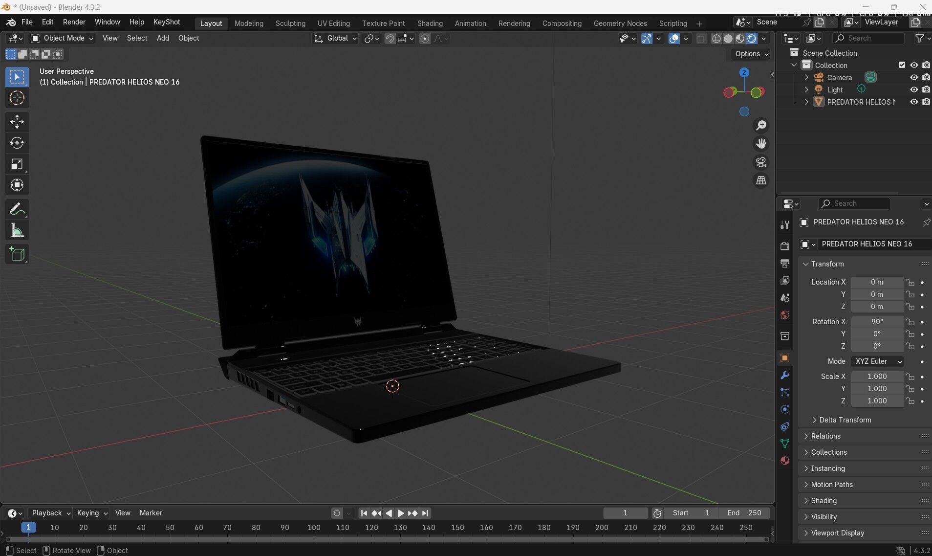 Acer PREDATOR HELIOS NEO 16 3D model_24