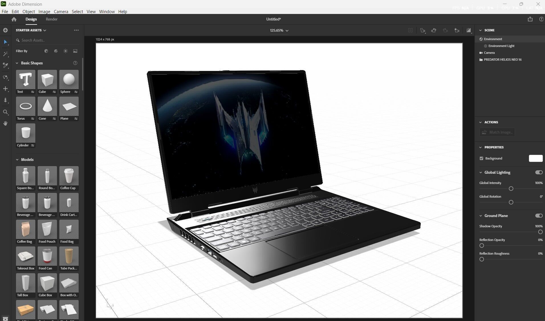 Acer PREDATOR HELIOS NEO 16 3D model_23