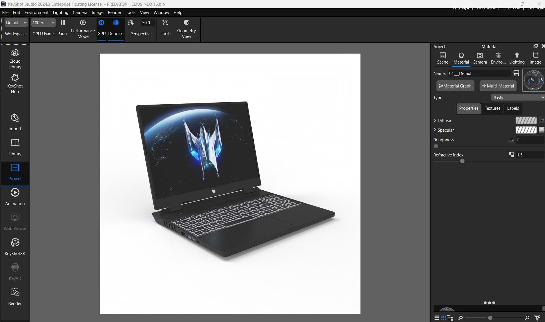 Acer PREDATOR HELIOS NEO 16 3D model_25