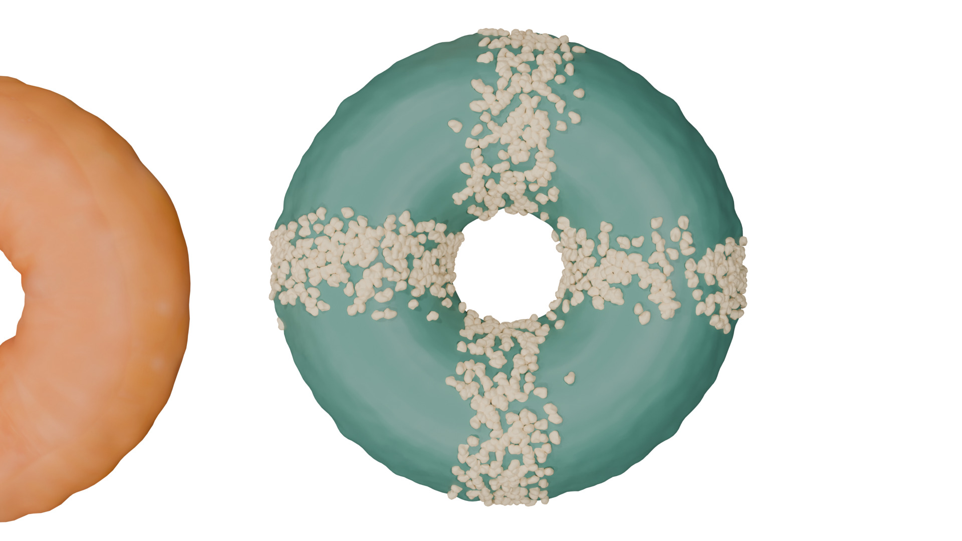 3D Donut Bundle 21 Tasty Variations 3D model_32