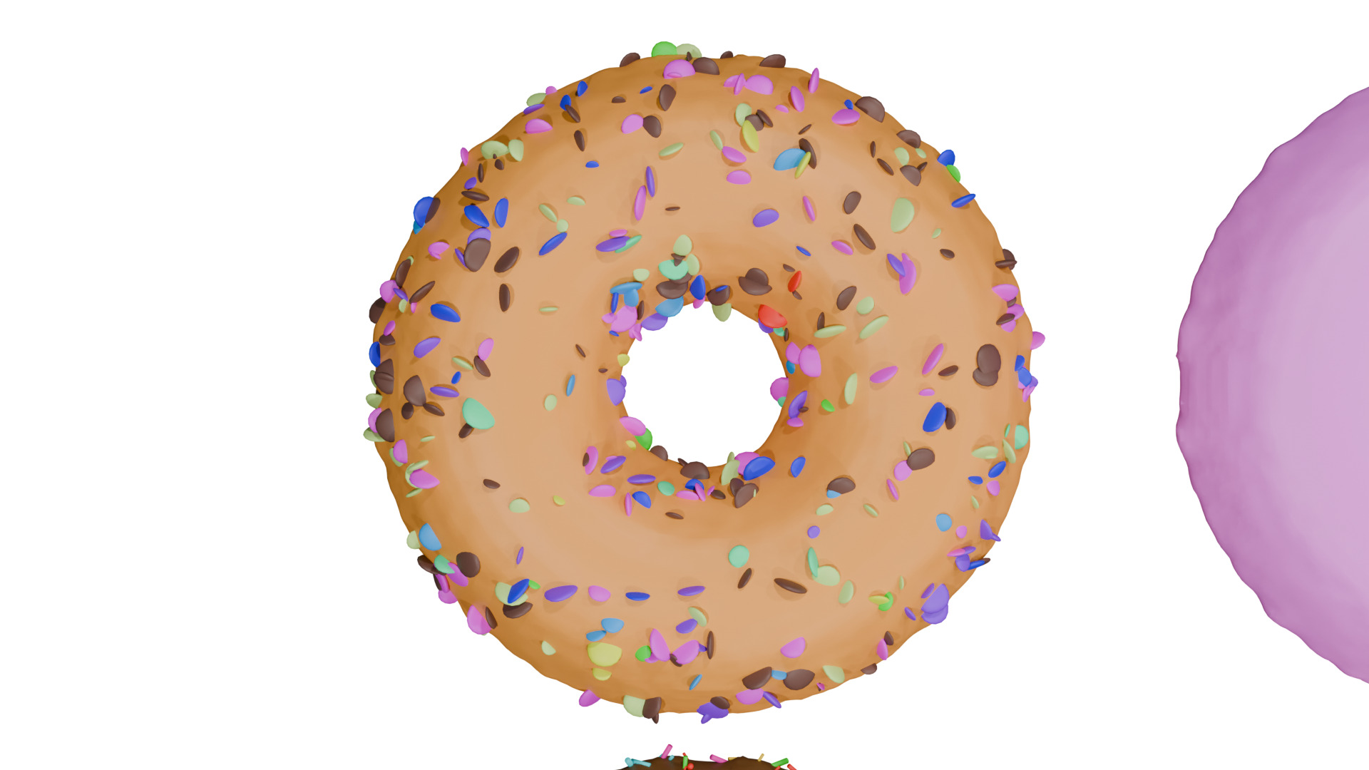 3D Donut Bundle 21 Tasty Variations 3D model_15