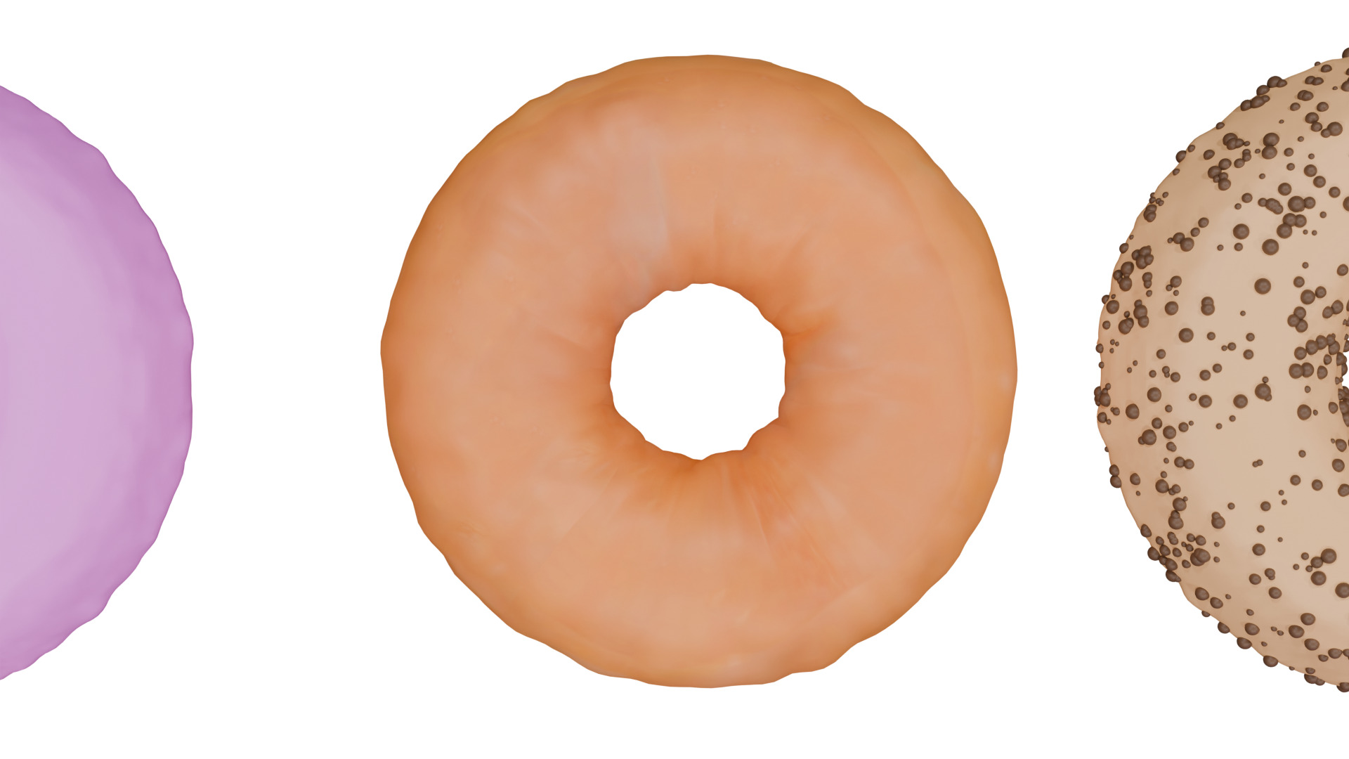 3D Donut Bundle 21 Tasty Variations 3D model_21