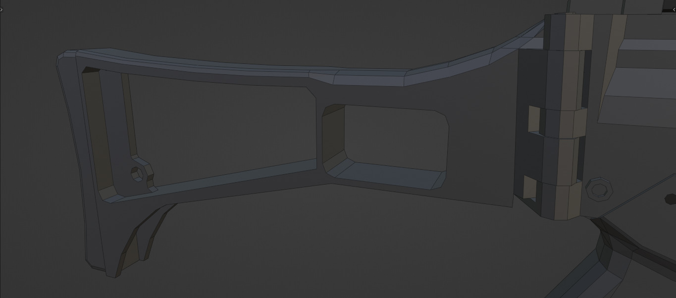 low-poly HK G36 Free 3D model_8