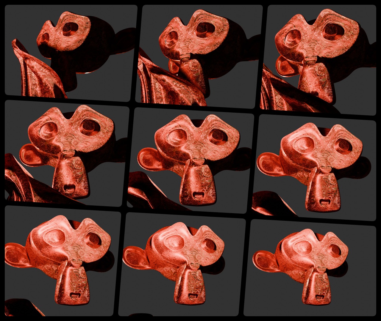 3 Oriental Velvet Fabric Seamless Material Bundle Texture_22