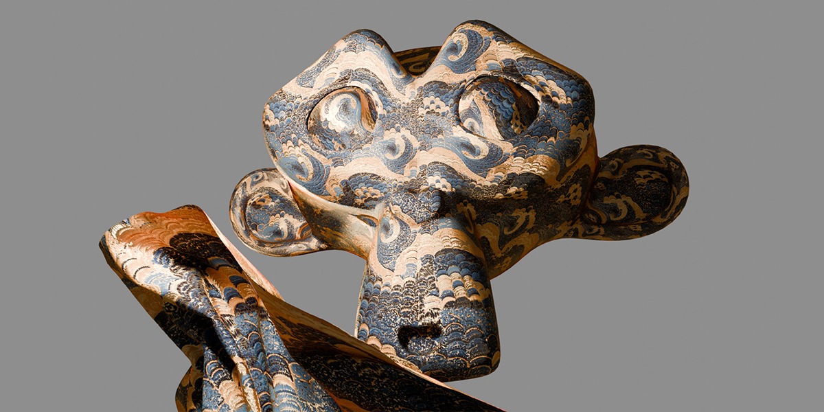 3 Oriental Velvet Fabric Seamless Material Bundle Texture_13