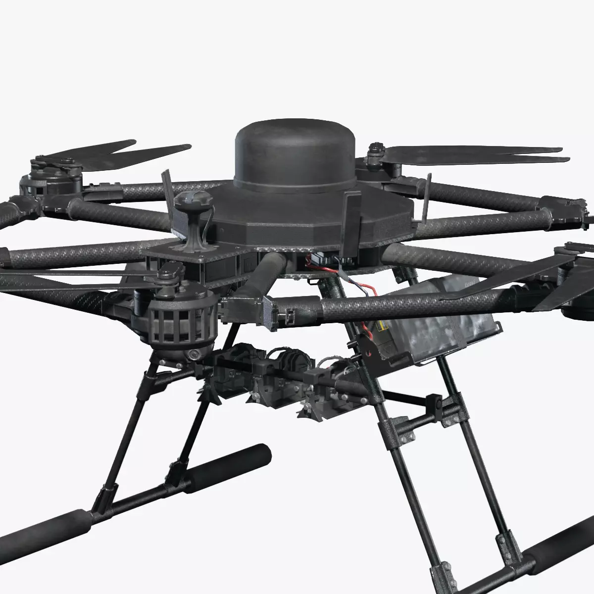 Vampire drone Baba Yaga SPP Low-poly 3D model_0