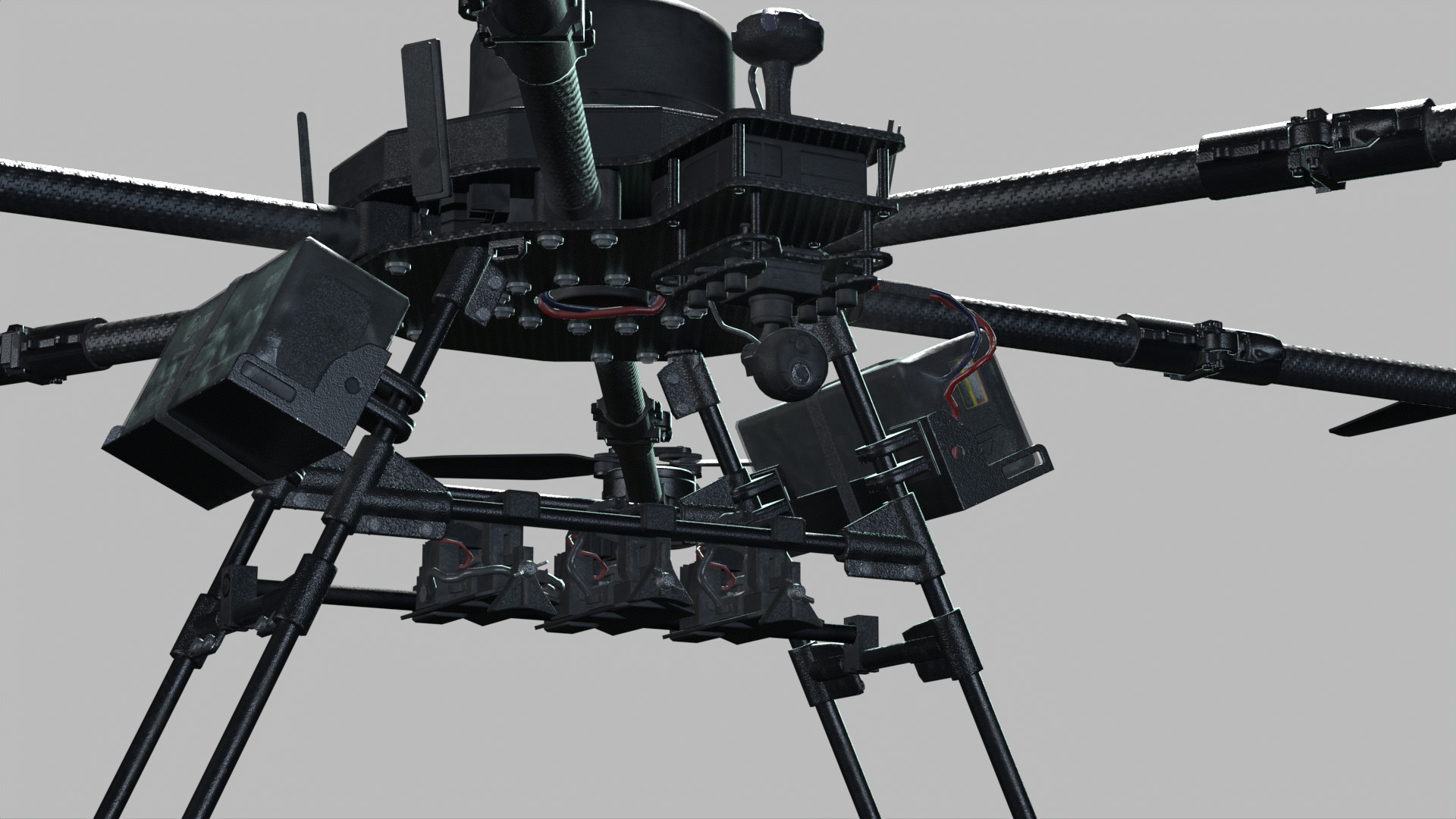 Vampire drone Baba Yaga SPP Low-poly 3D model_14