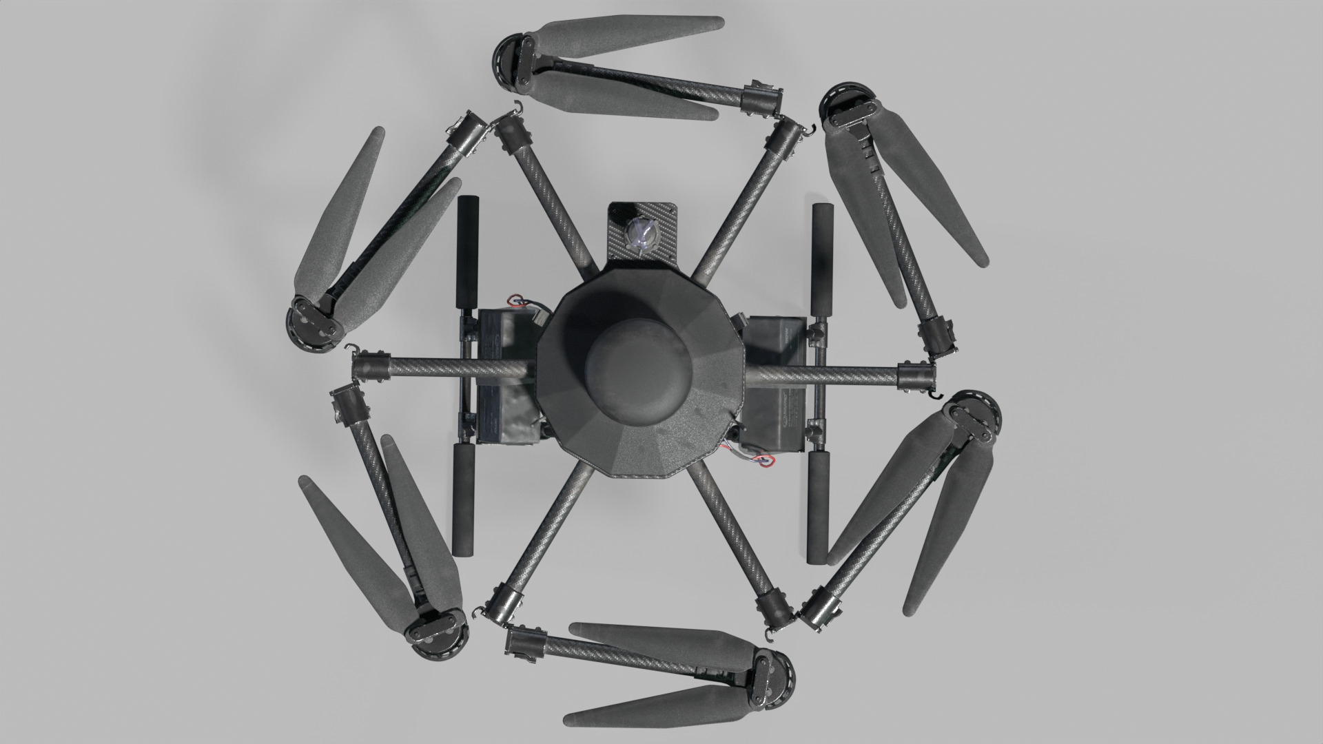 Vampire drone Baba Yaga SPP Low-poly 3D model_5
