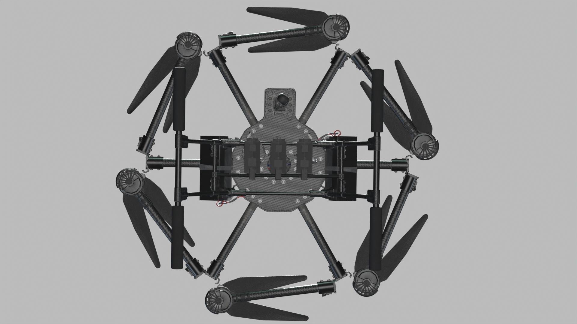 Vampire drone Baba Yaga SPP Low-poly 3D model_6