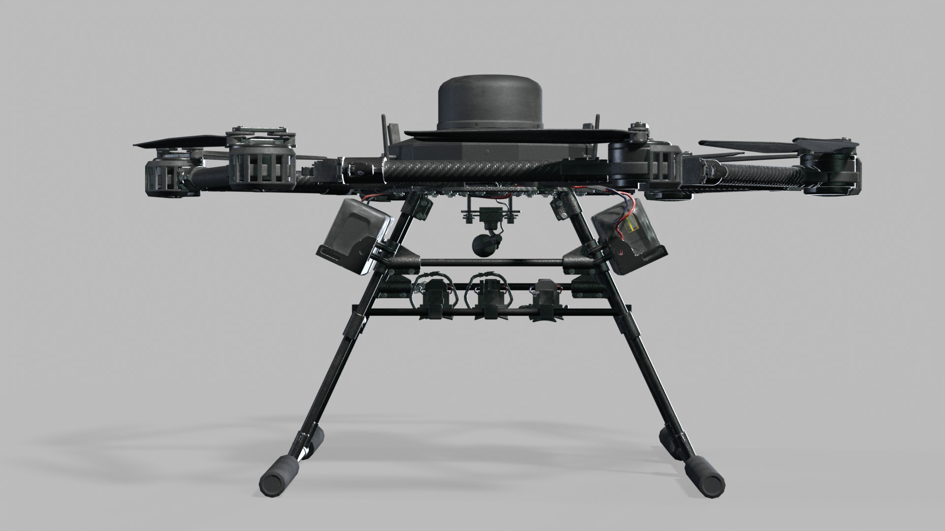 Vampire drone Baba Yaga SPP Low-poly 3D model_8