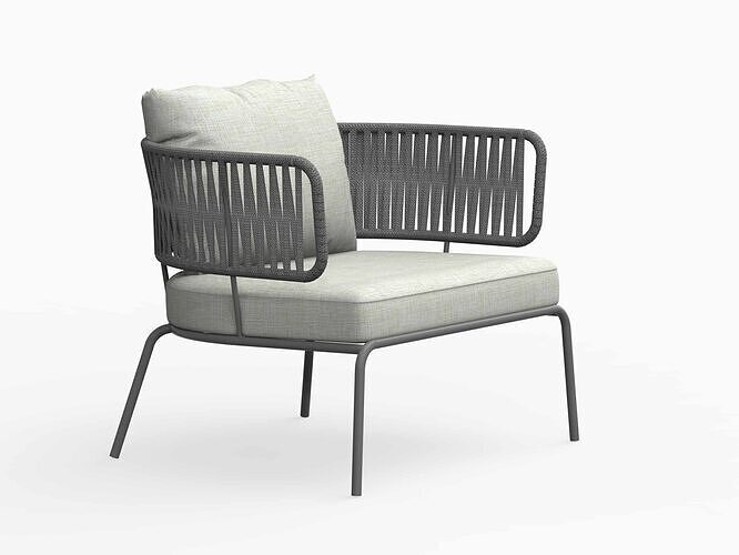  Como lounge chair Free 3D model