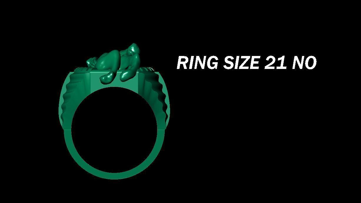 horse ring 3D print model_5