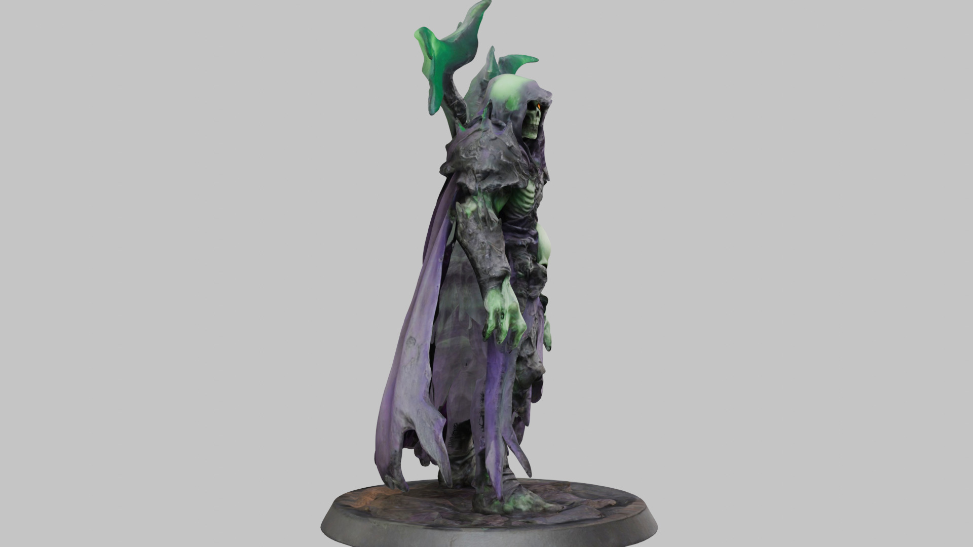 Fantasy CHaracter Monster Figure Low-poly 3D model_10