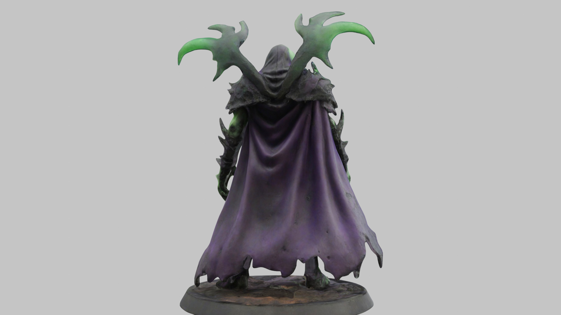 Fantasy CHaracter Monster Figure Low-poly 3D model_14